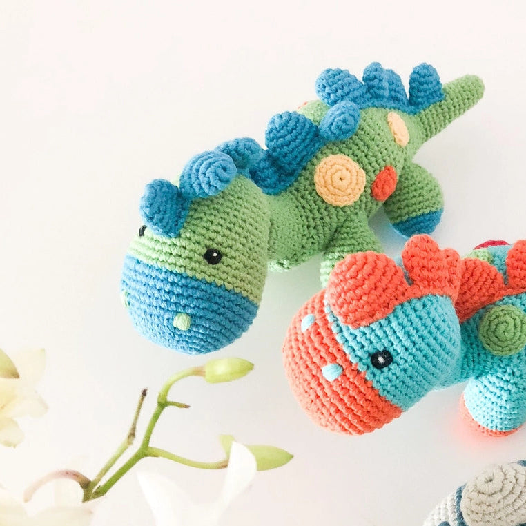 Stegosaurus Plush Dino - Green