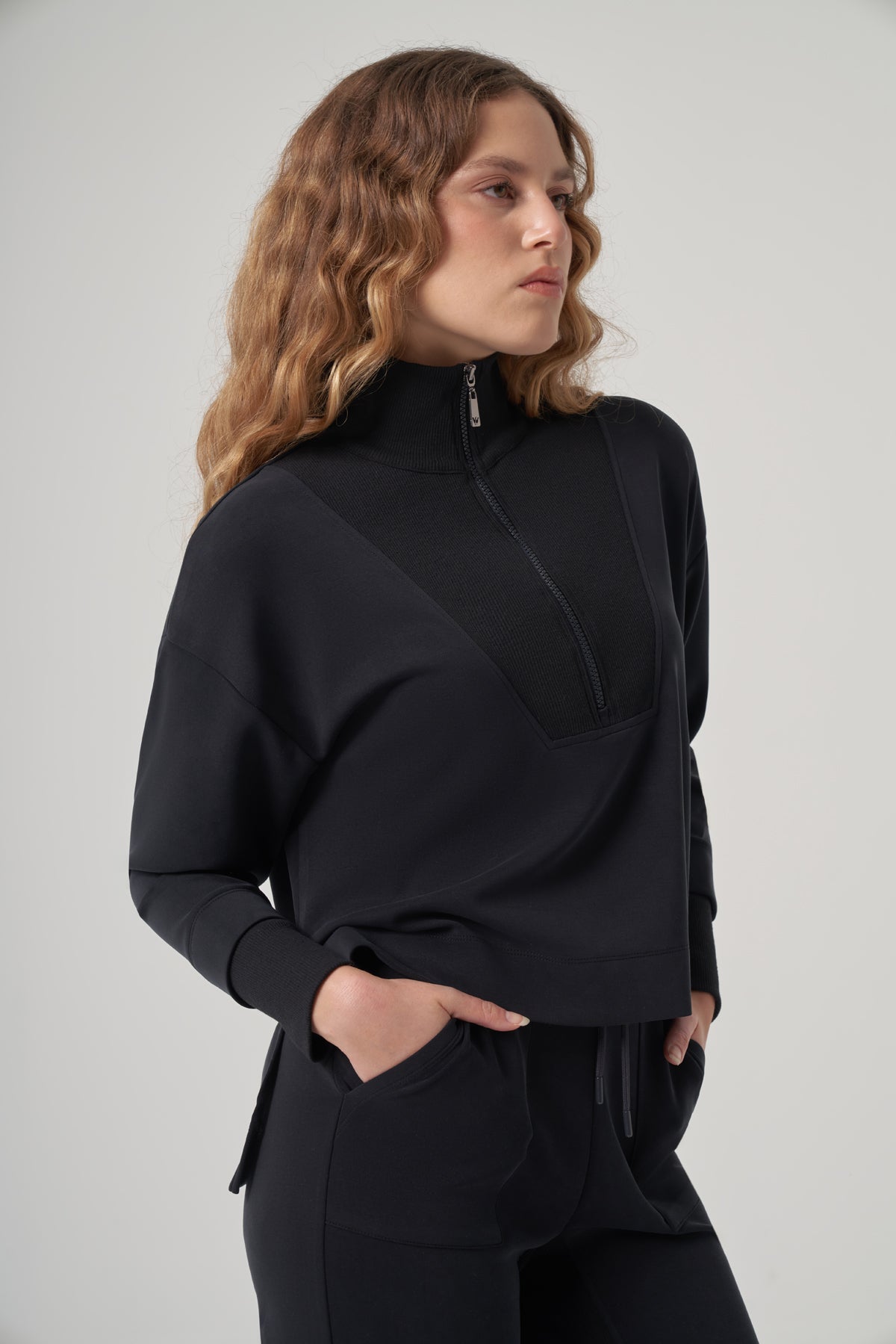 Clar Modal Zip Pullover & Pant Set