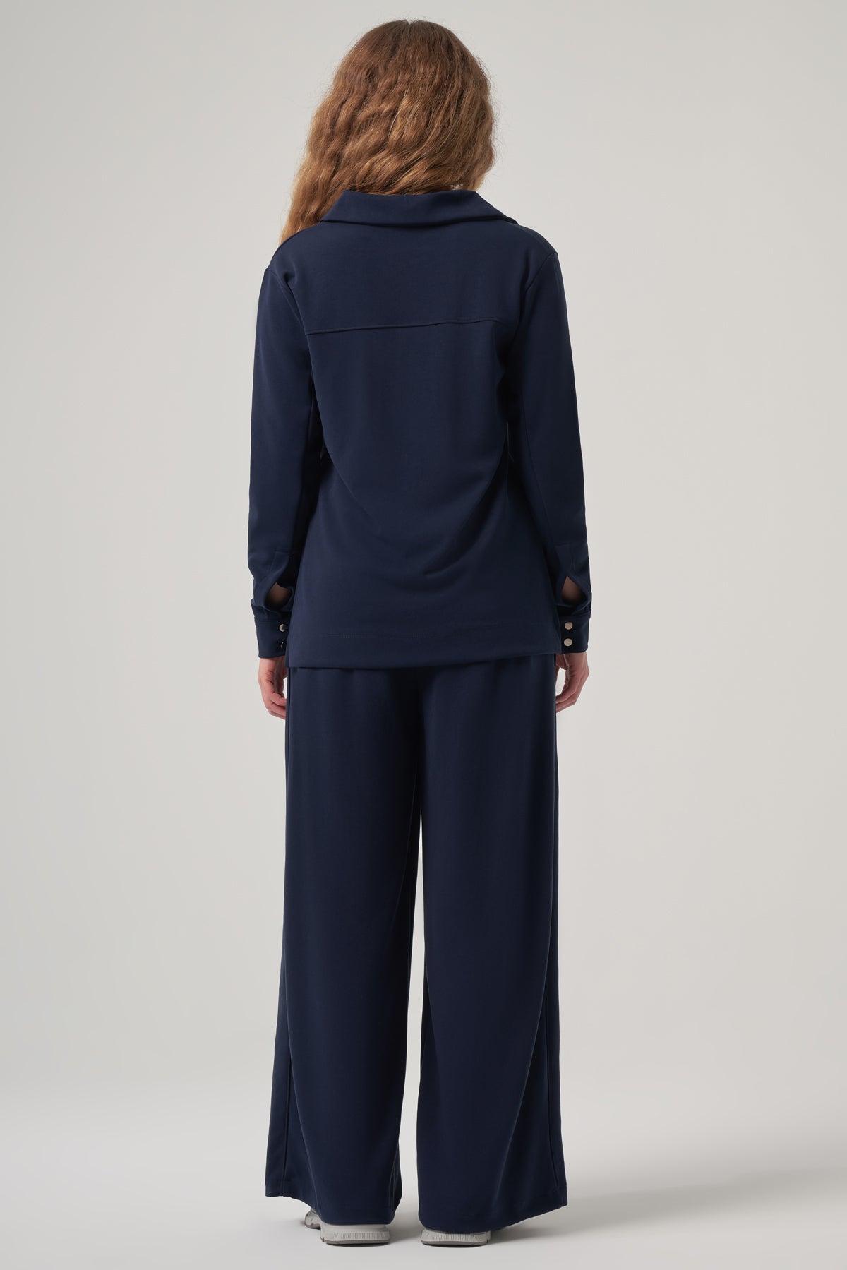 Semi Modal Polo Top & Pant Set