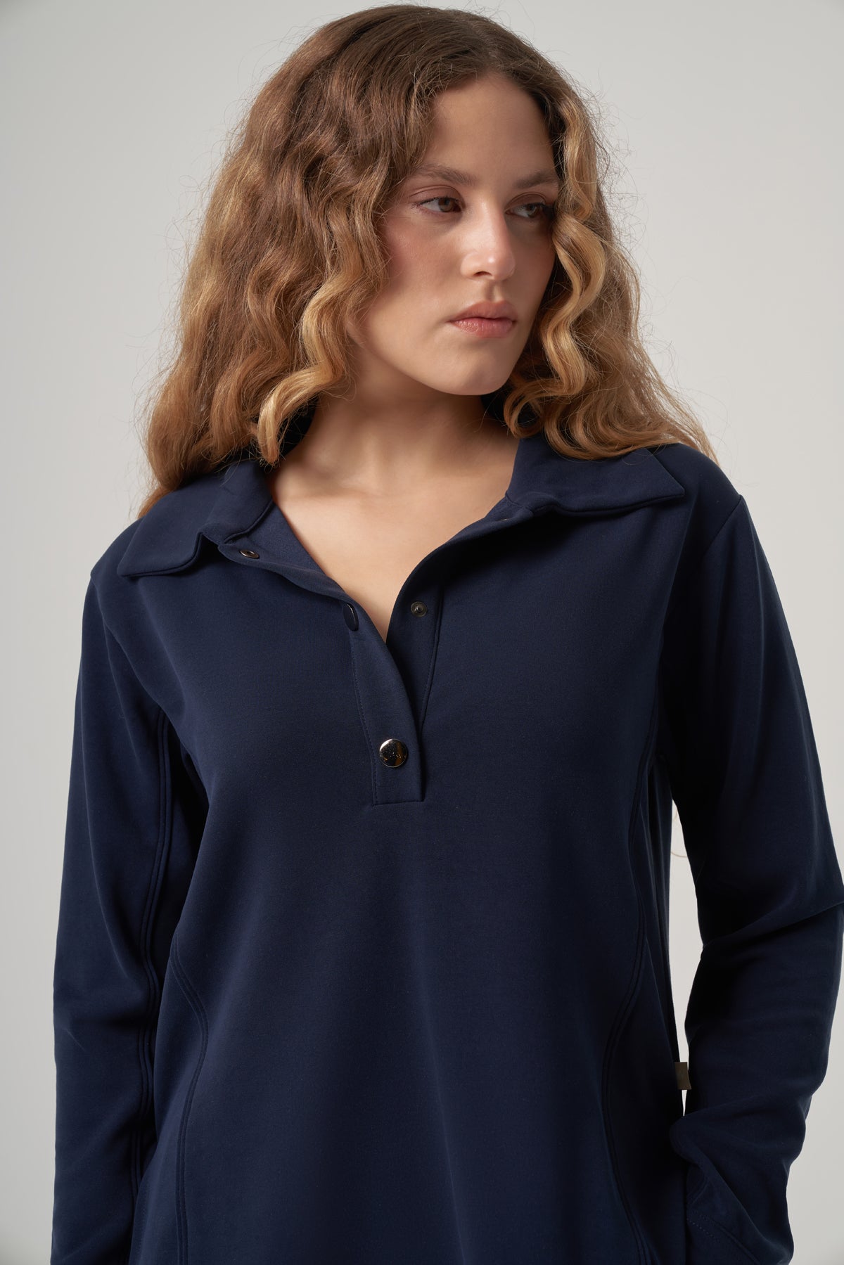 Semi Modal Polo Top & Pant Set