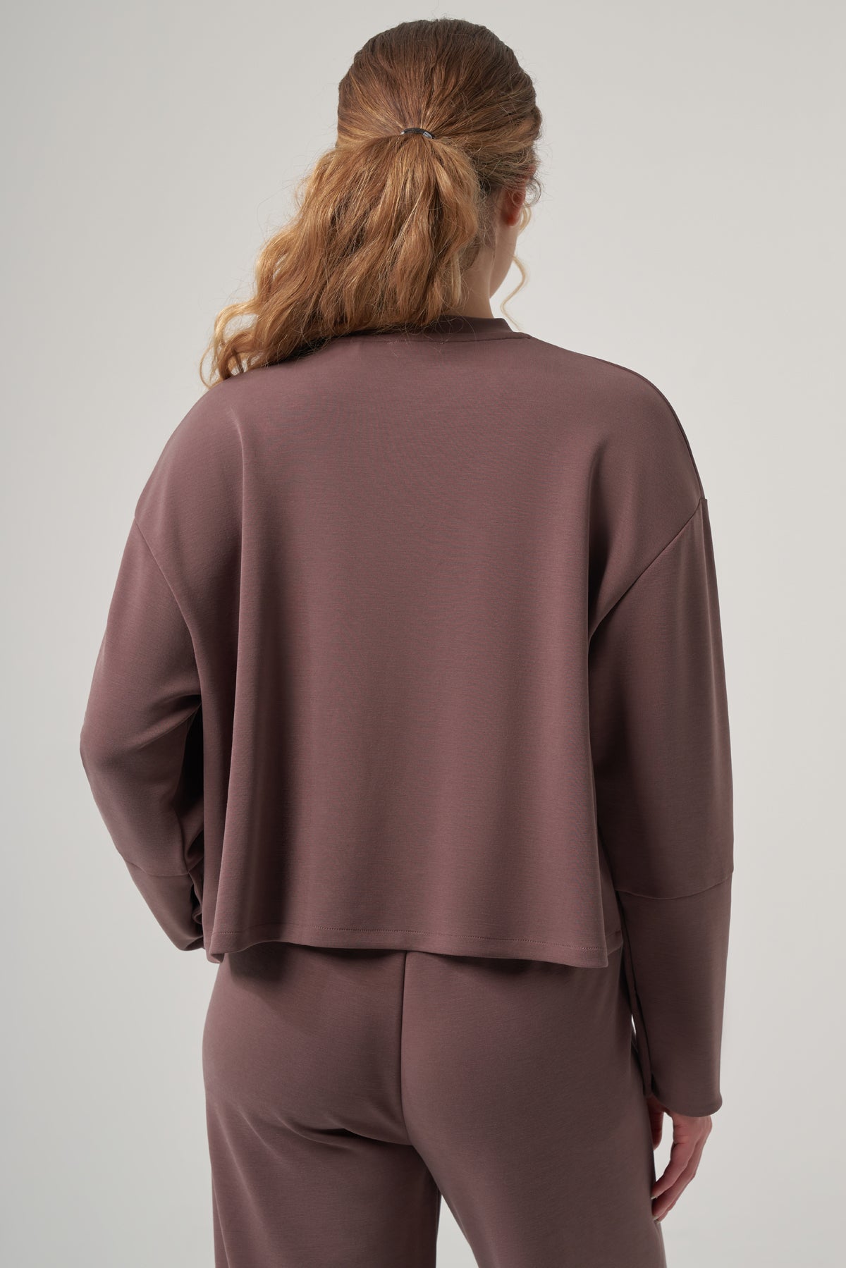 Runo Modal Sweatshirt & Jogger Set