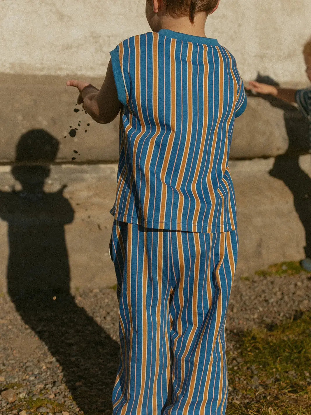 Vallarta Blue Stripe Set