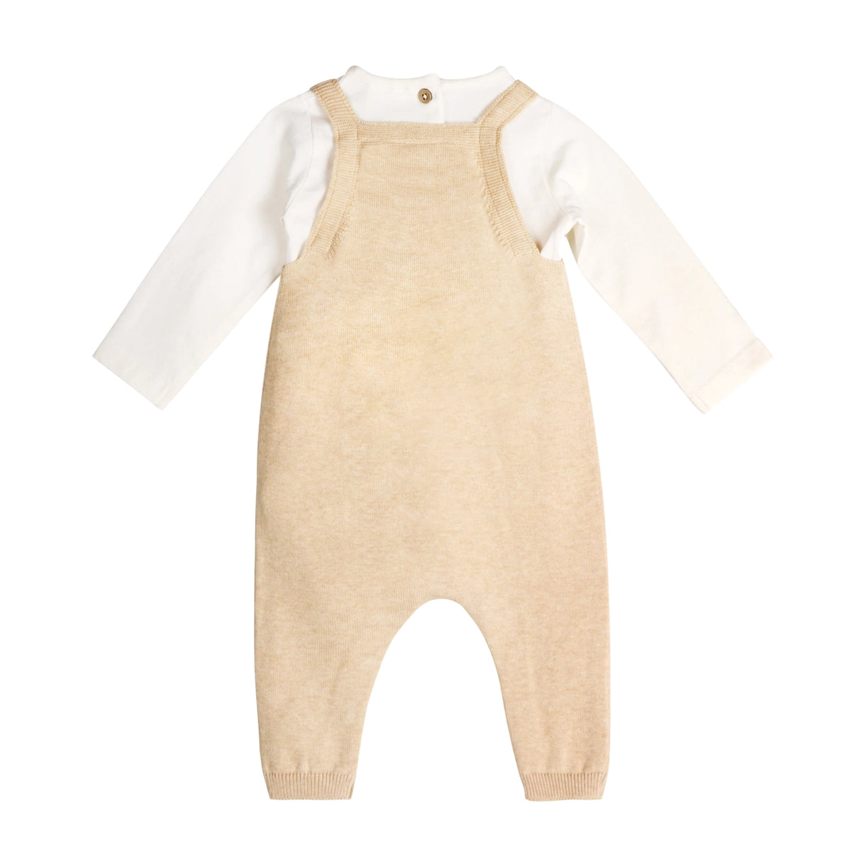 embroidered excavator truck baby overall bodysuit