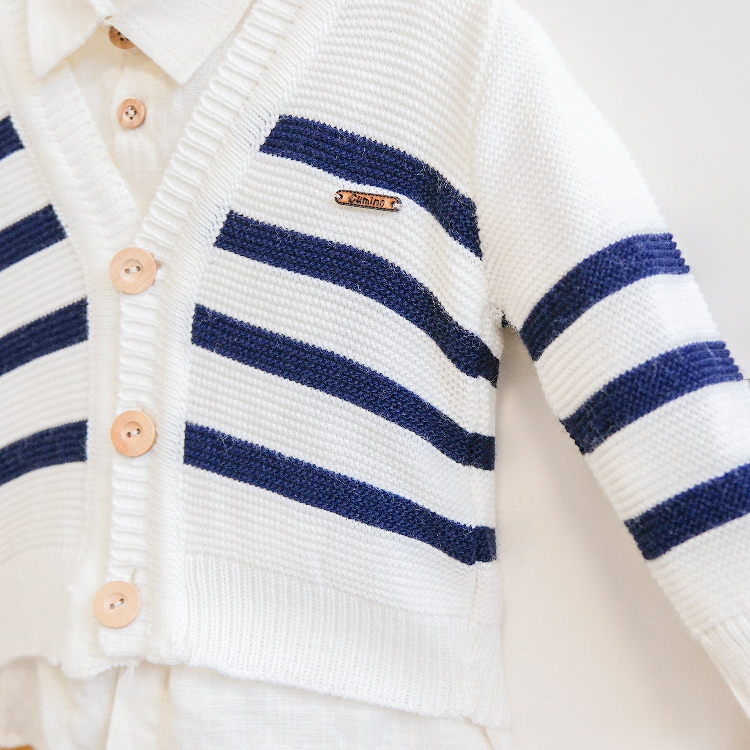 Classic Striped Cardigan & Pant Set