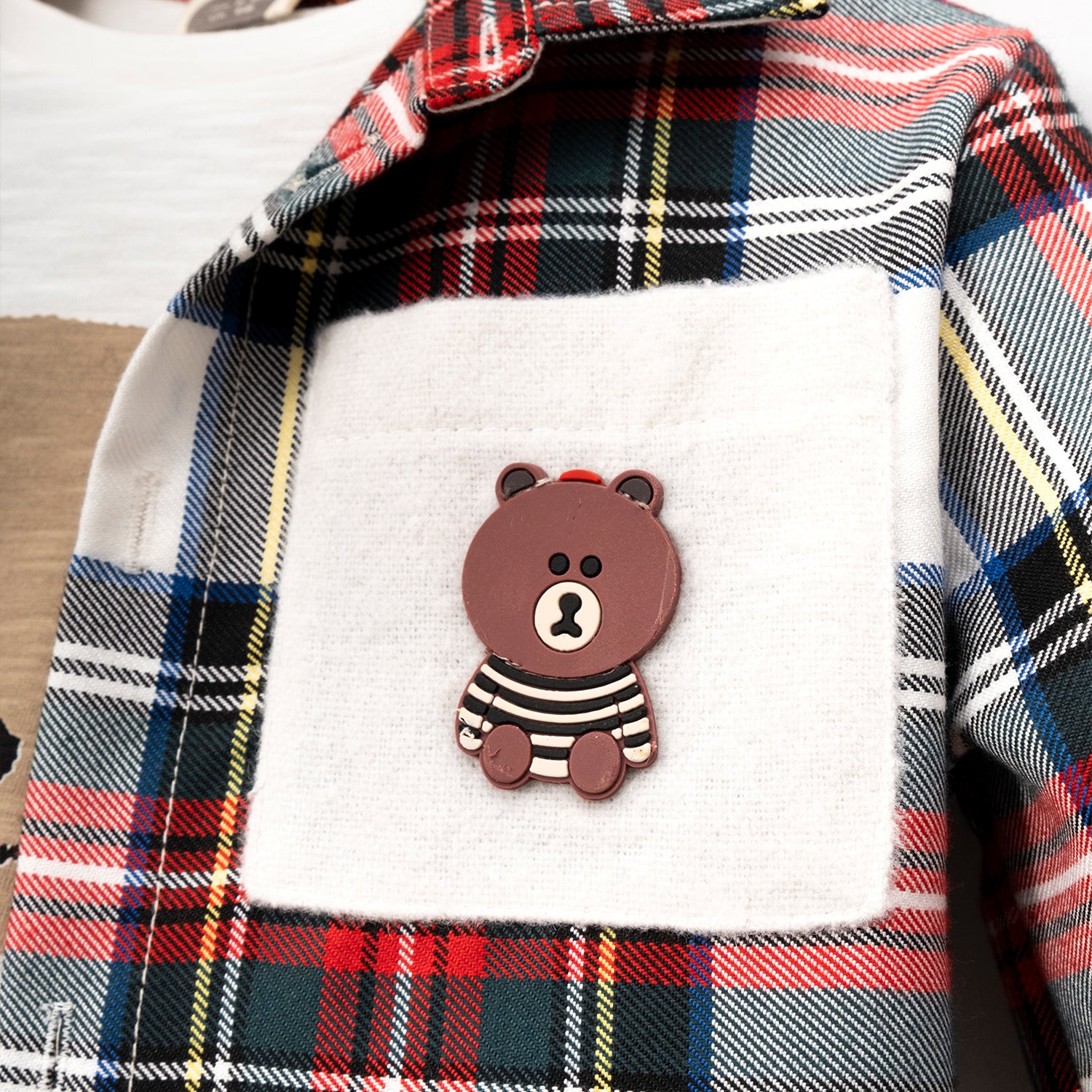 Plaid Bear 3 Piece Set