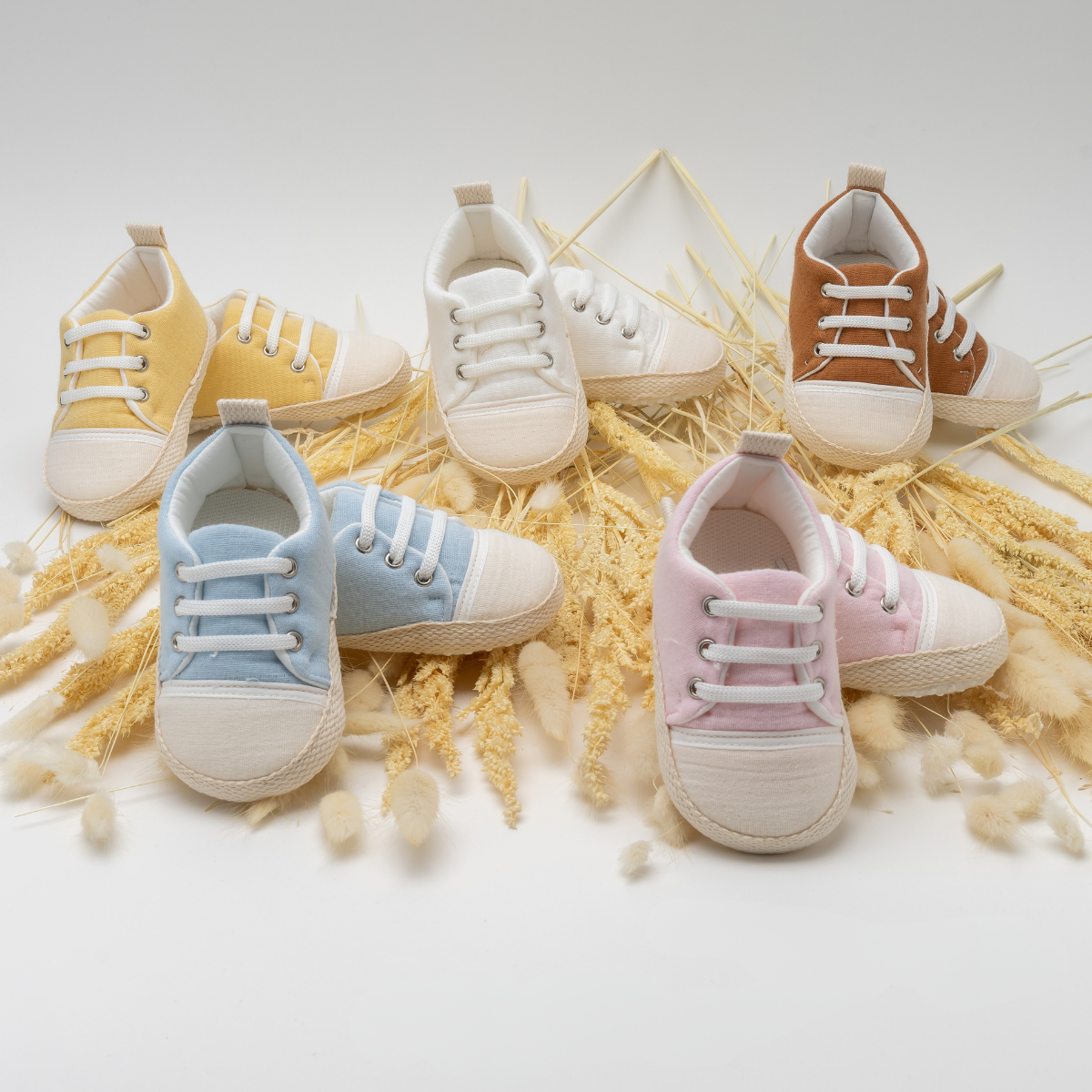 Soft-Sole Lace-Up Sneakers