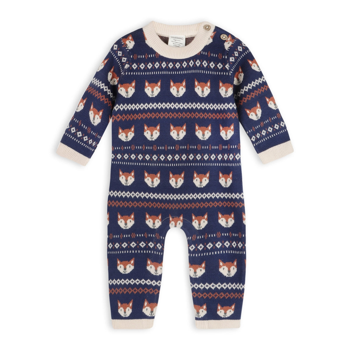 Fox Baby Knit Jumpsuit