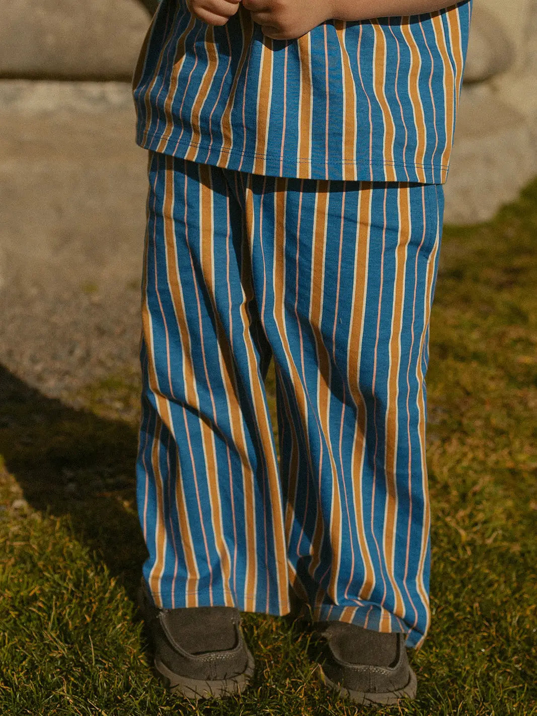Vallarta Blue Stripe Set
