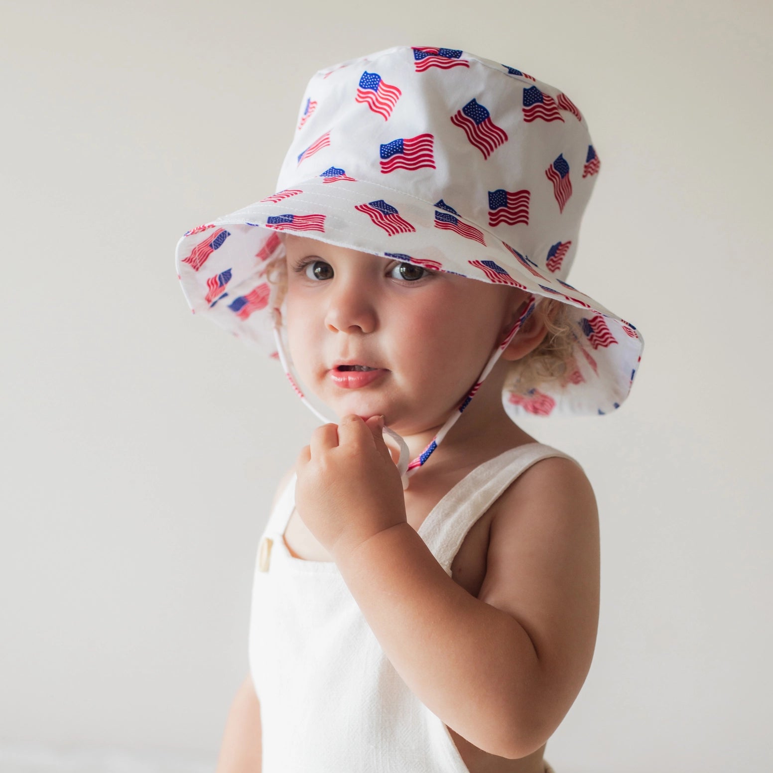 patriotic baby sun hat