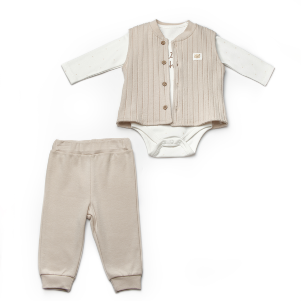 Teddy 3 Pcs Set 100% Organic Cotton