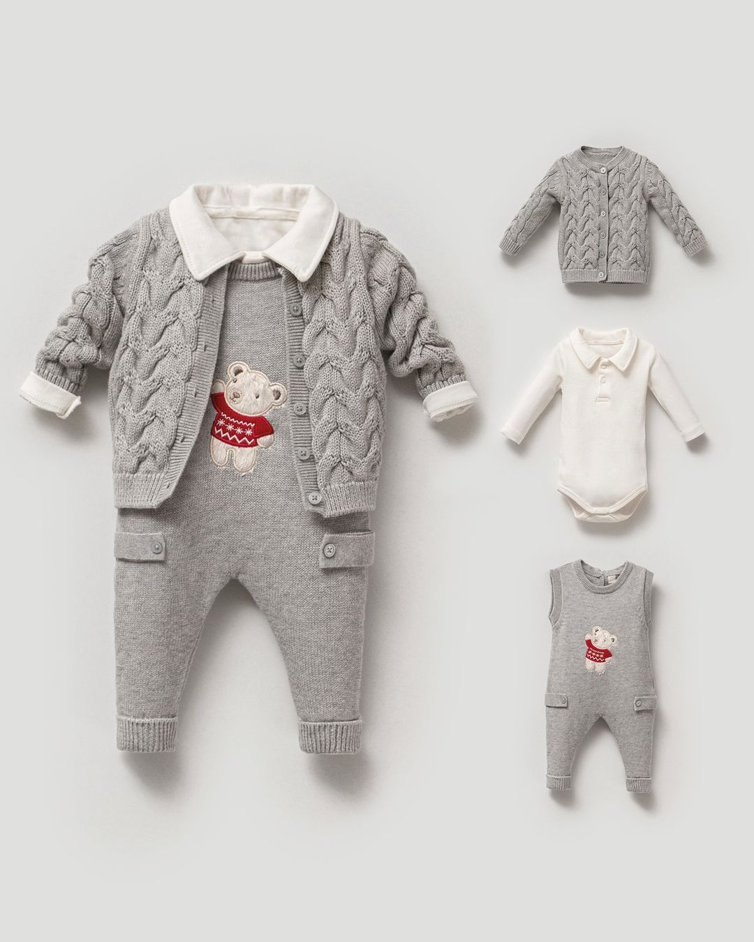Damien 3 Piece Knit Set