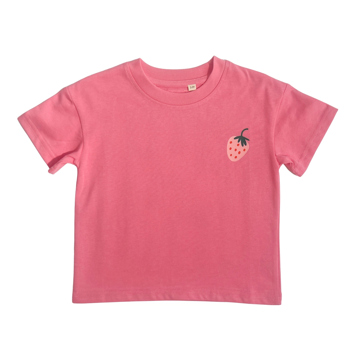 Pink Strawberry Organic Cotton Tee