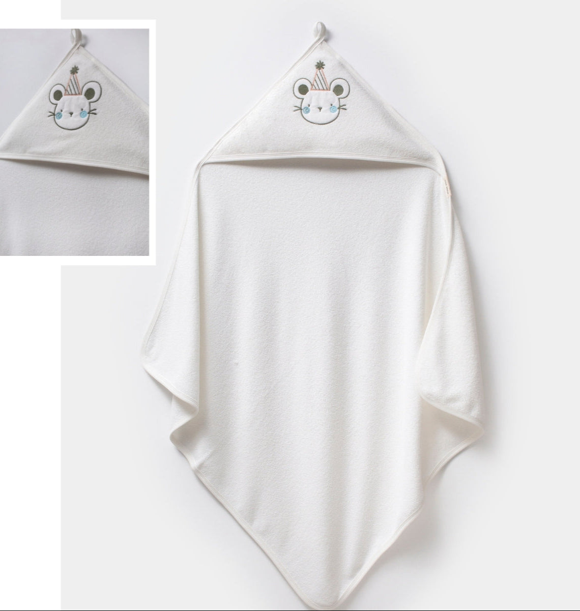 Milo Mouse Hooded Towel 85cmx85cm