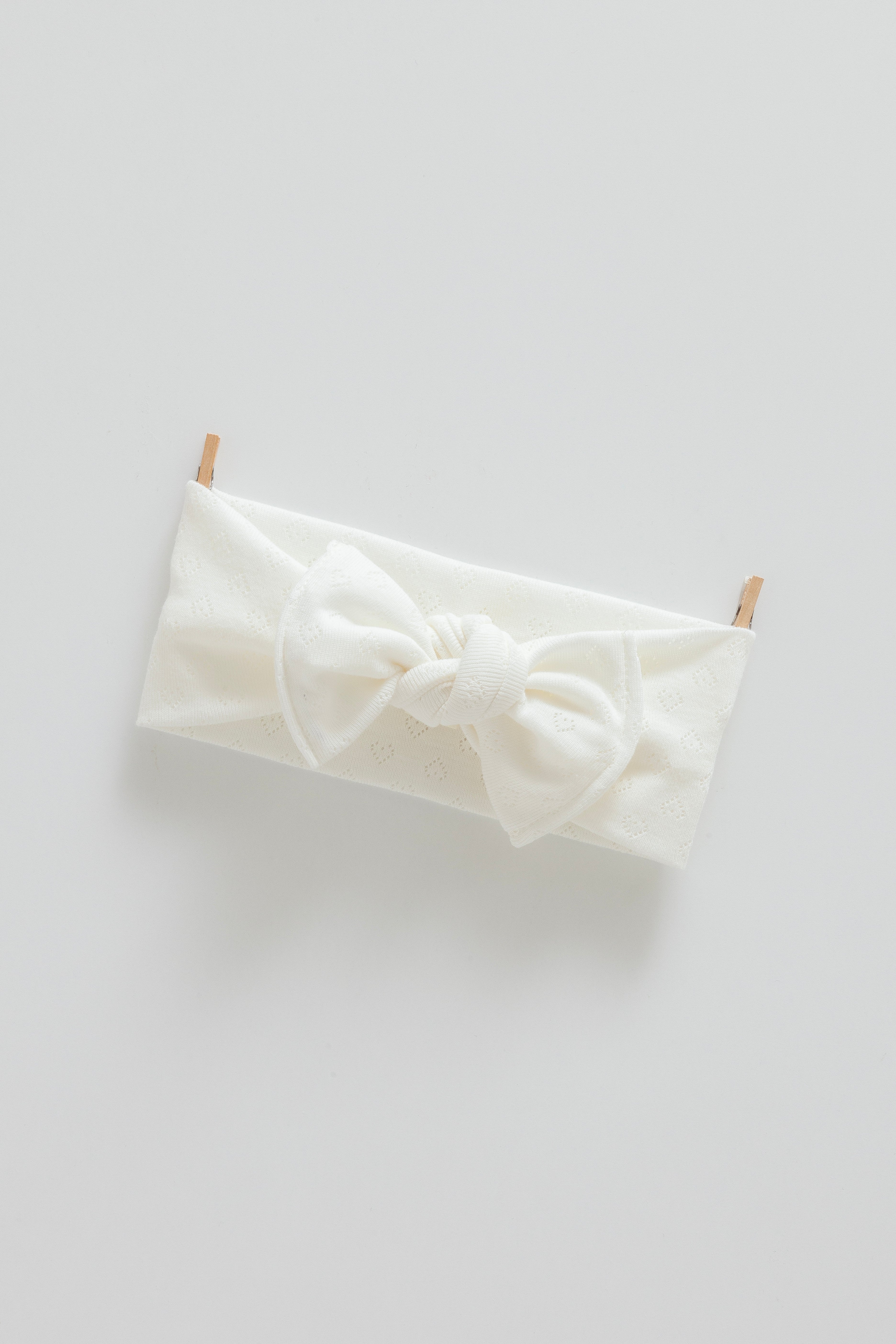 Baby Bow Ivory Headband