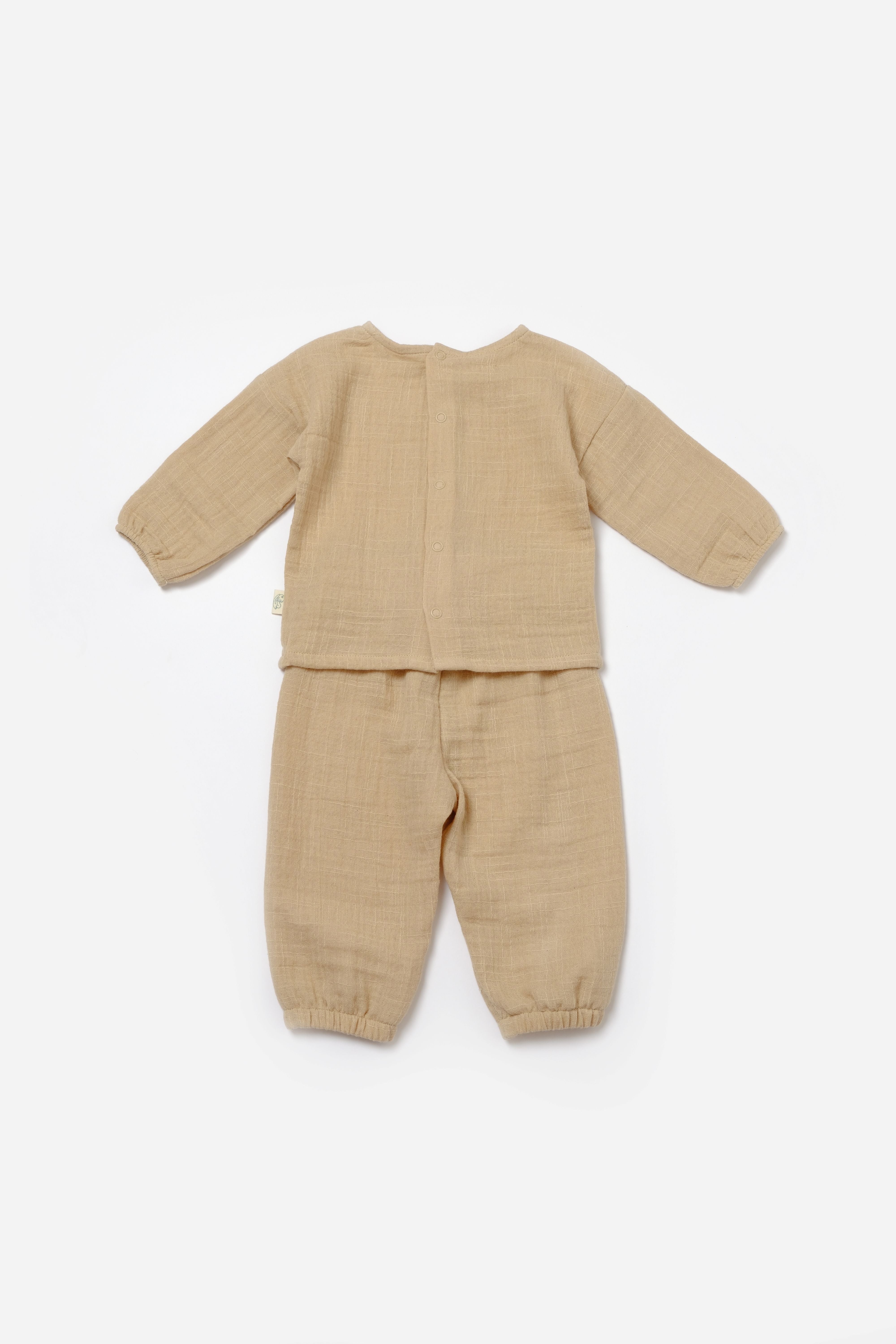Muslin Brown Sheep 2 Piece Set