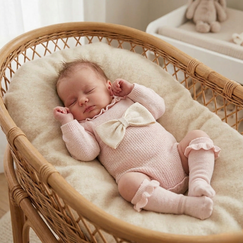 Eloise Knit Romper with Socks