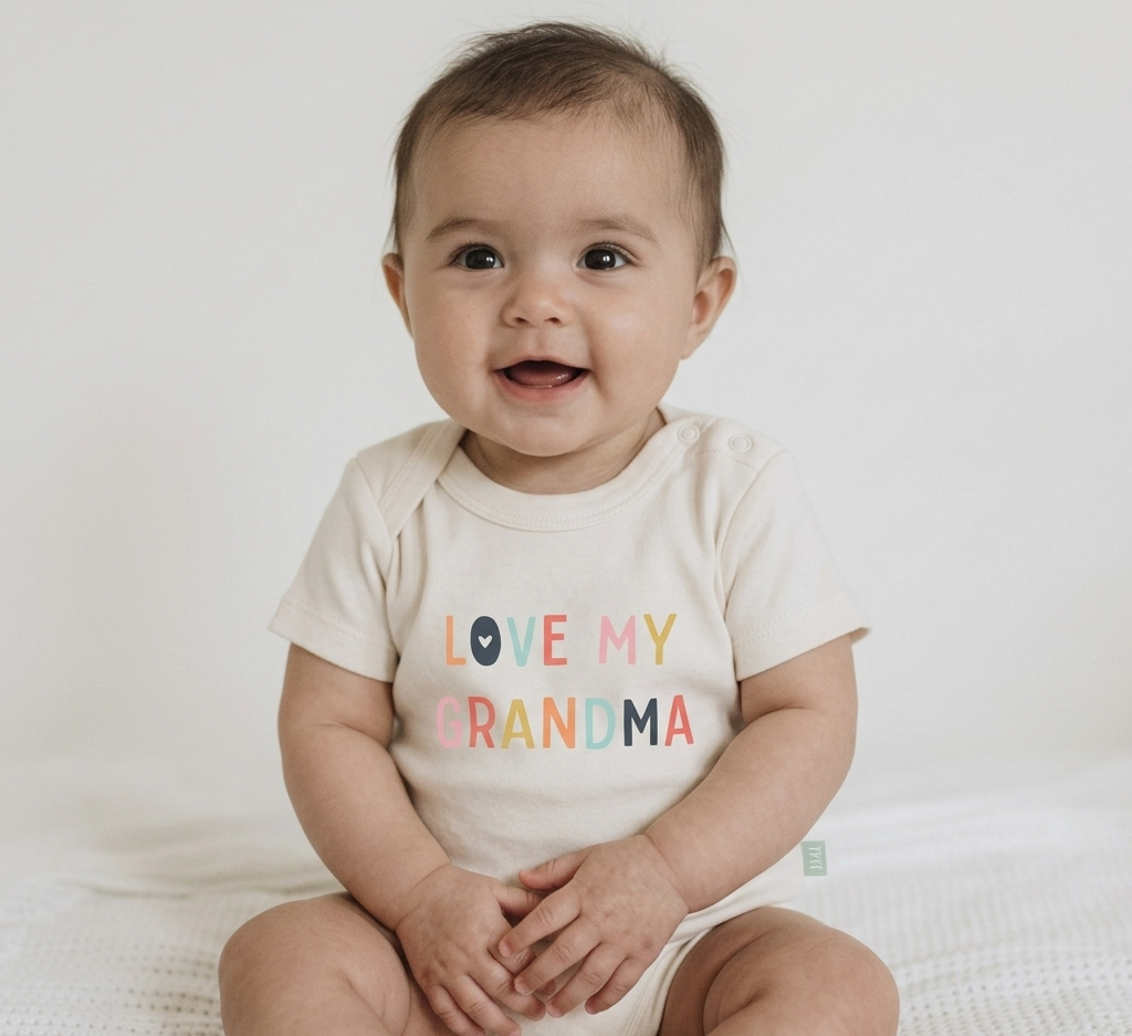 love my grandma baby bodysuit cotton outfit
