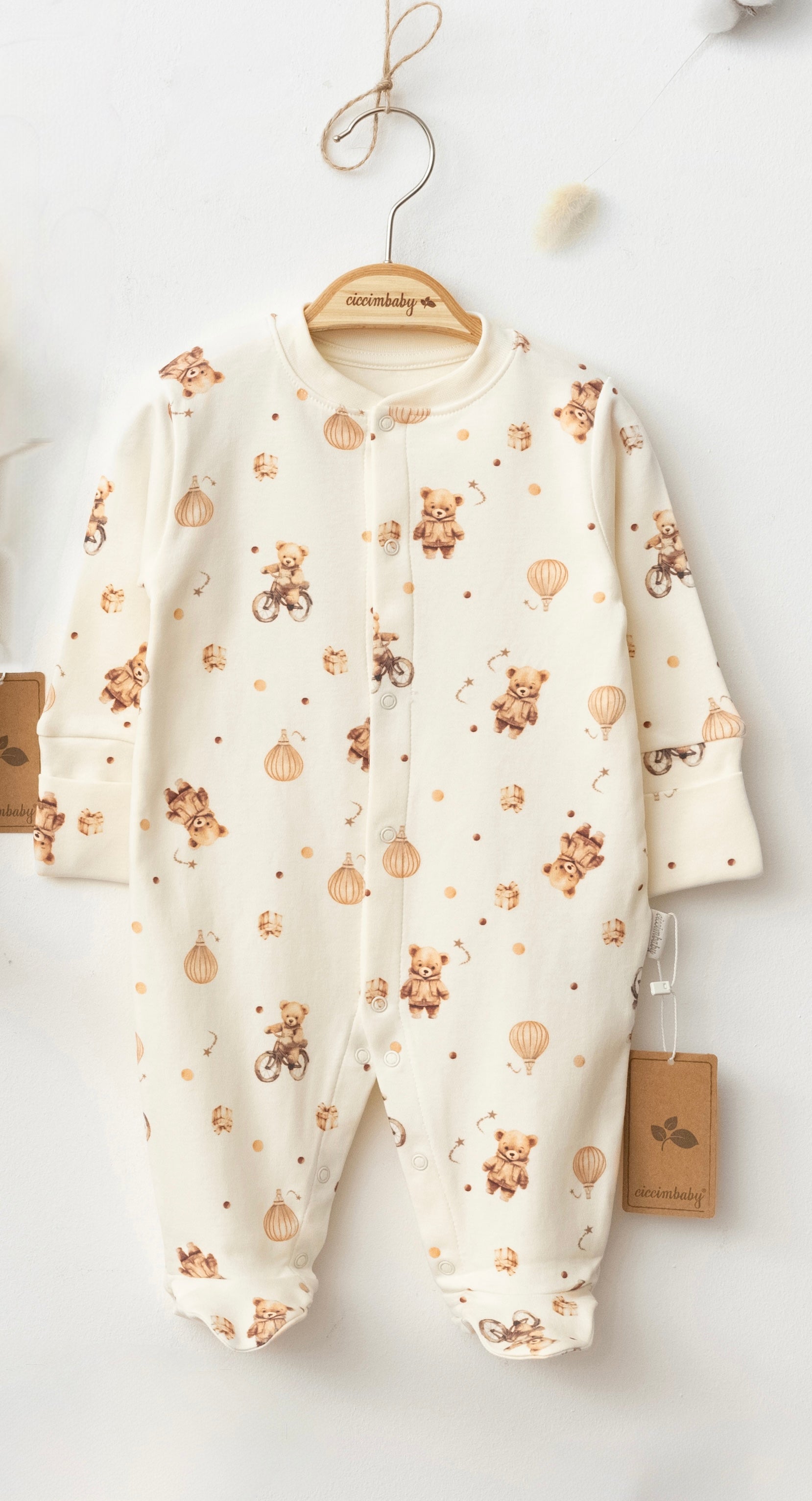 Mini Bicycle Teddy Onesie