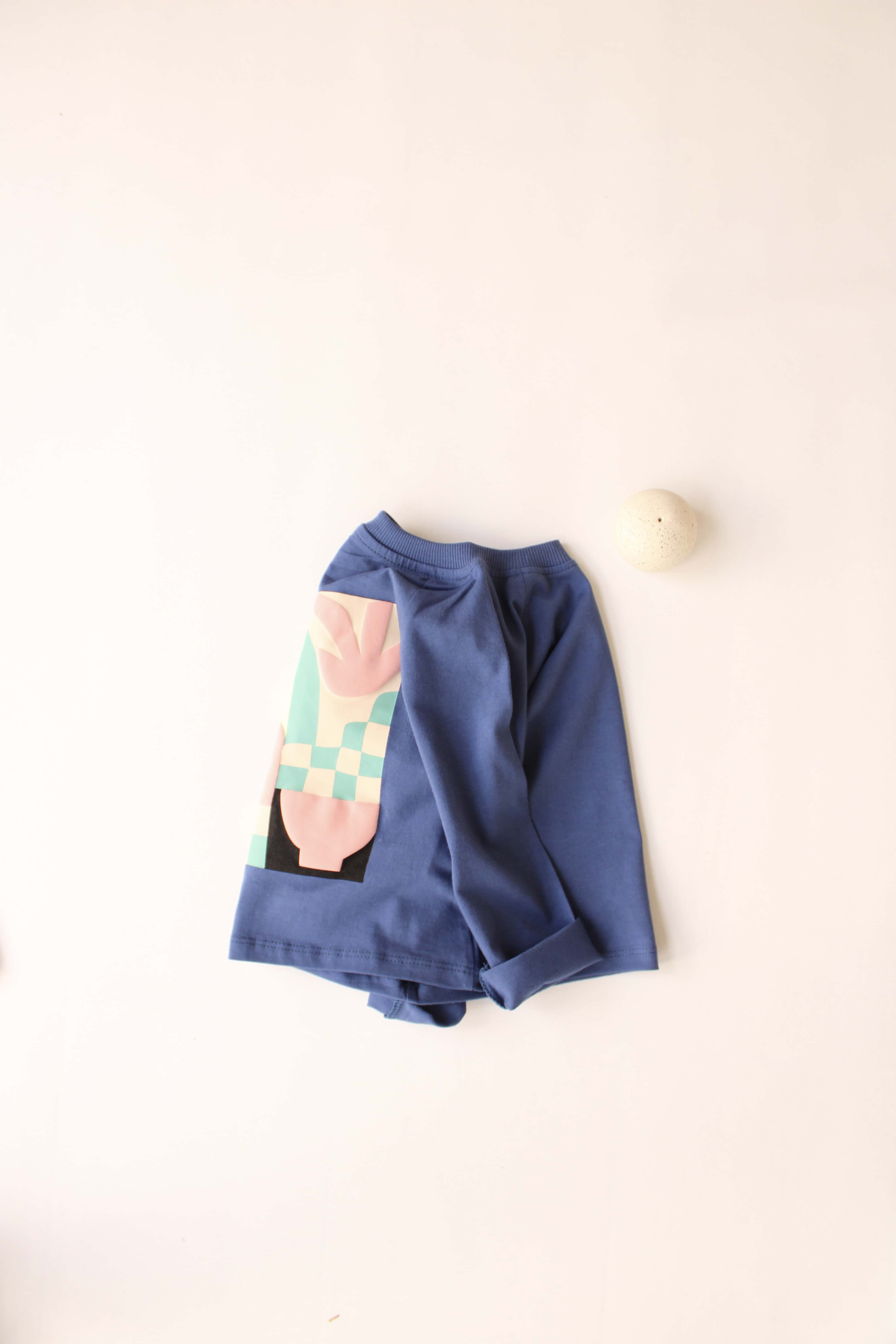 Long Sleeve Indigo T-Shirt