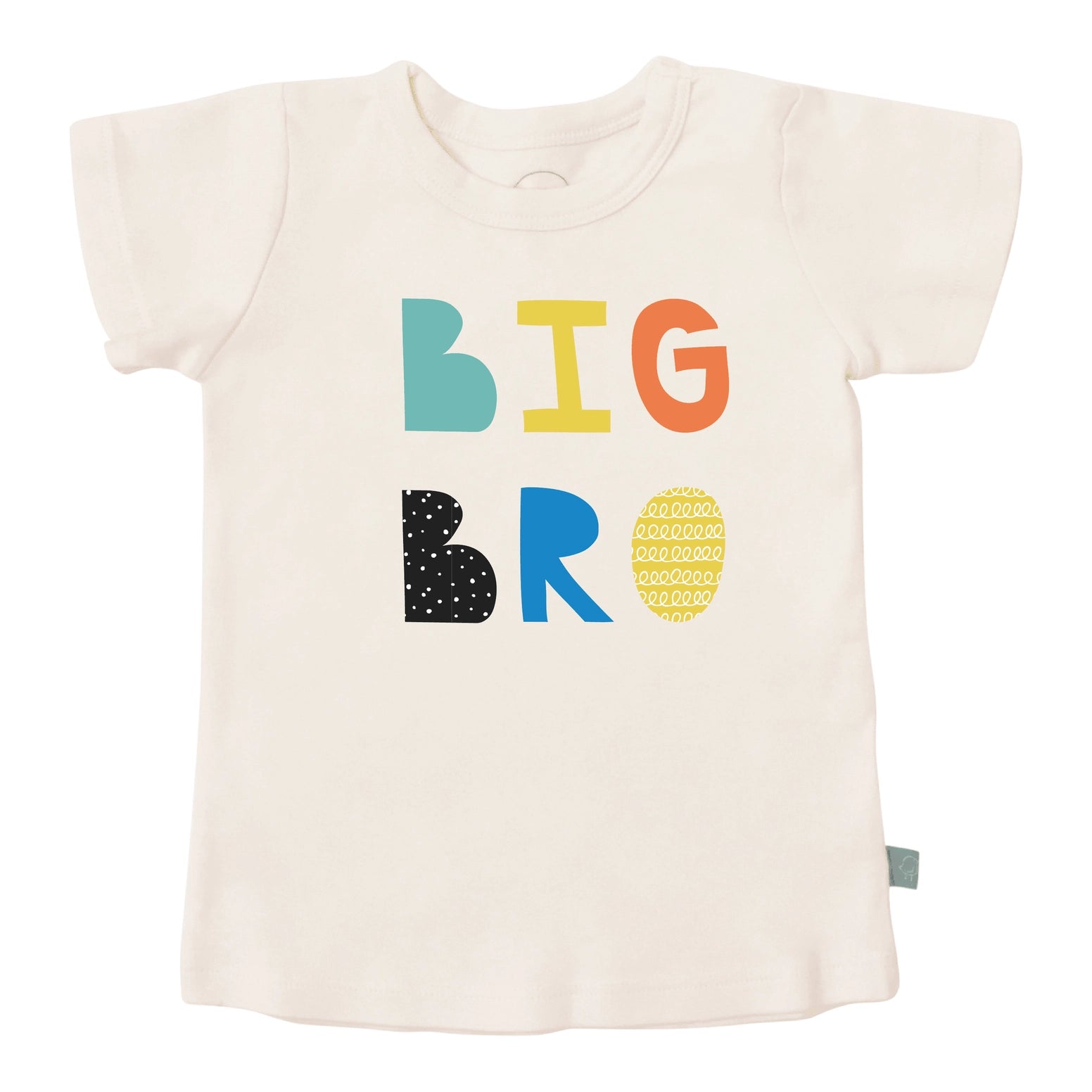 big brother rainbow letter kids t shirt