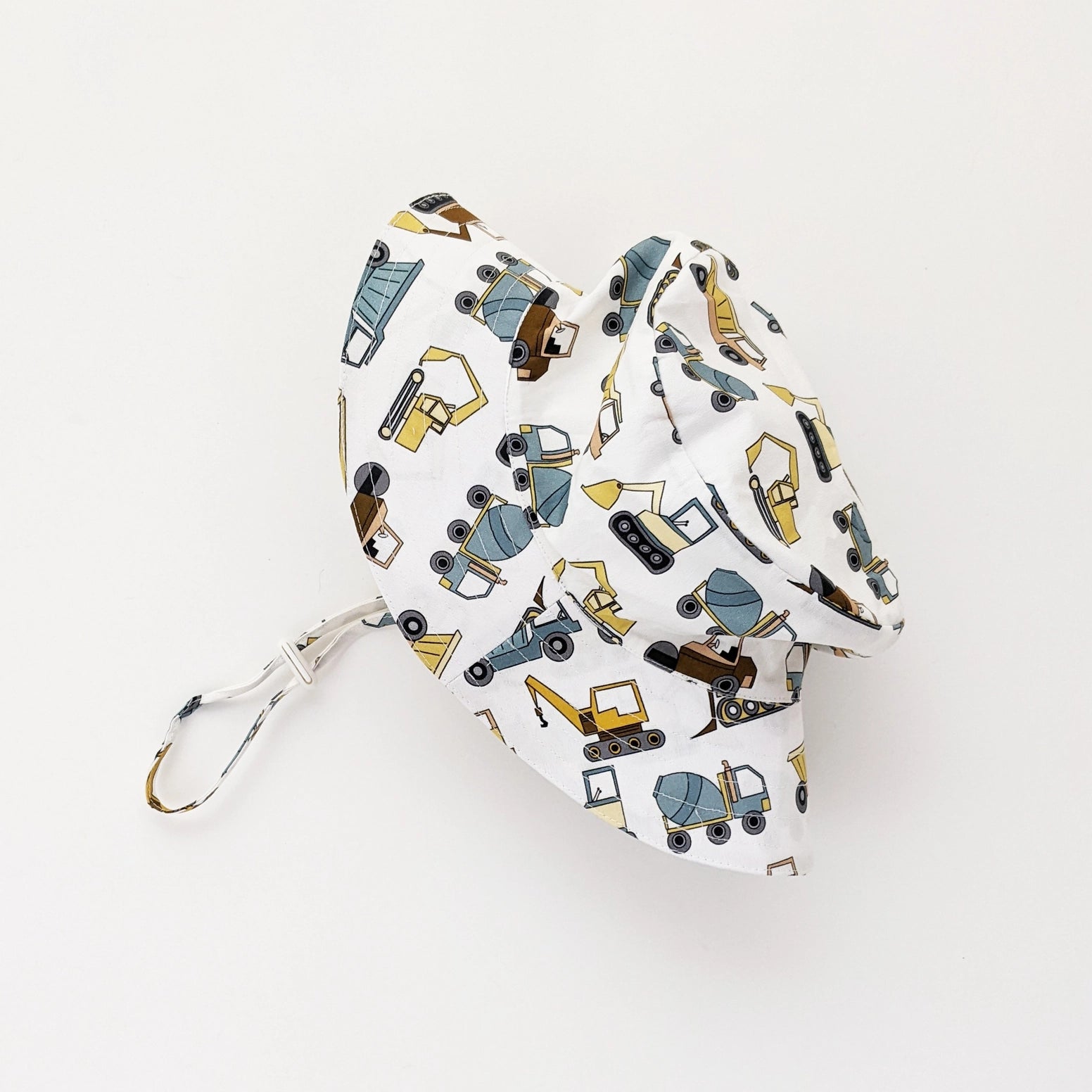Construction vehicles baby summer hat