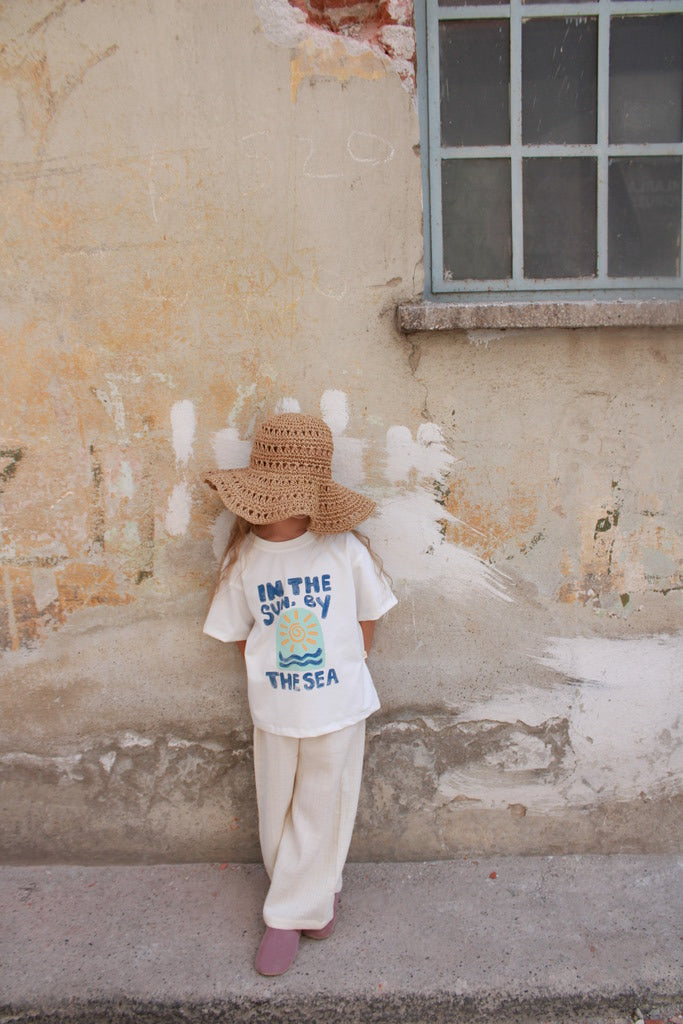Kids cotton t-shirt and pants summer set