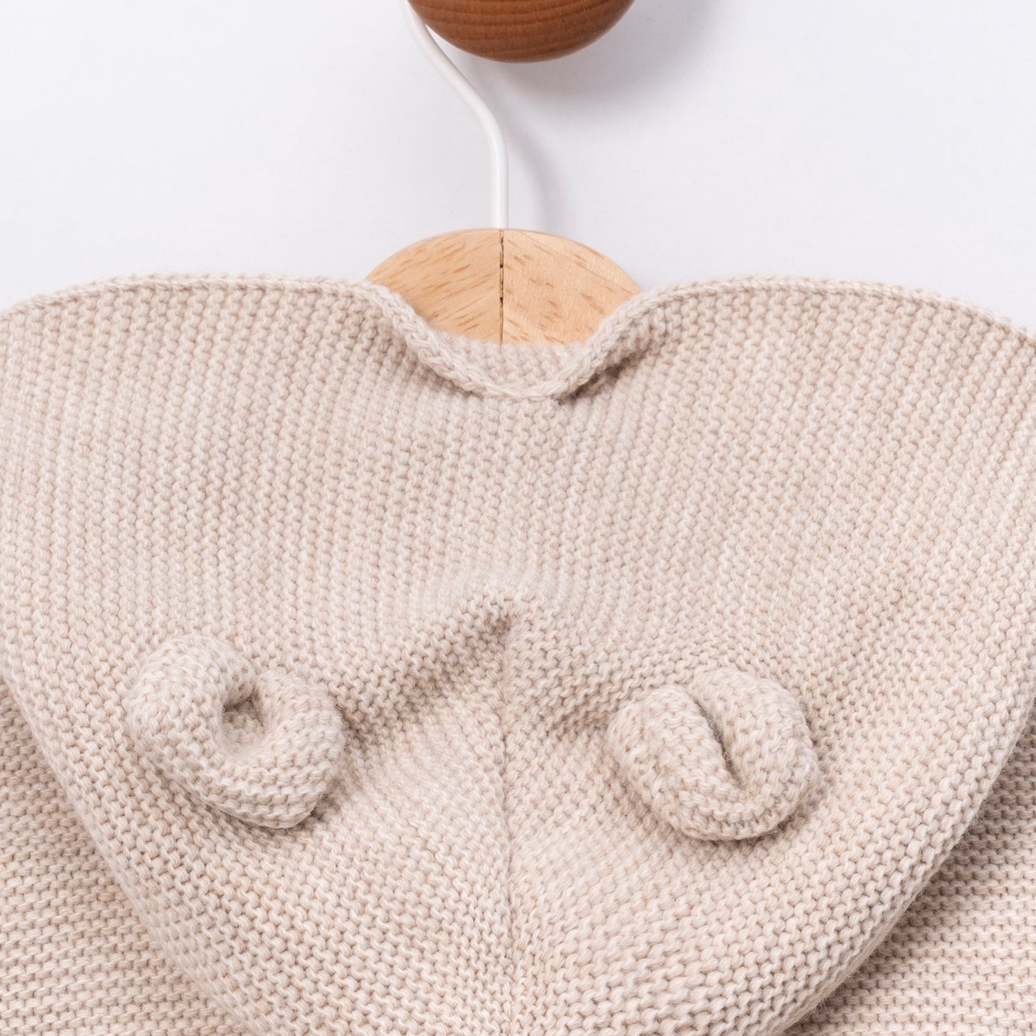 Lenora beige sweater for baby girls, stylish knitwear ideal for special occasions or gifting.