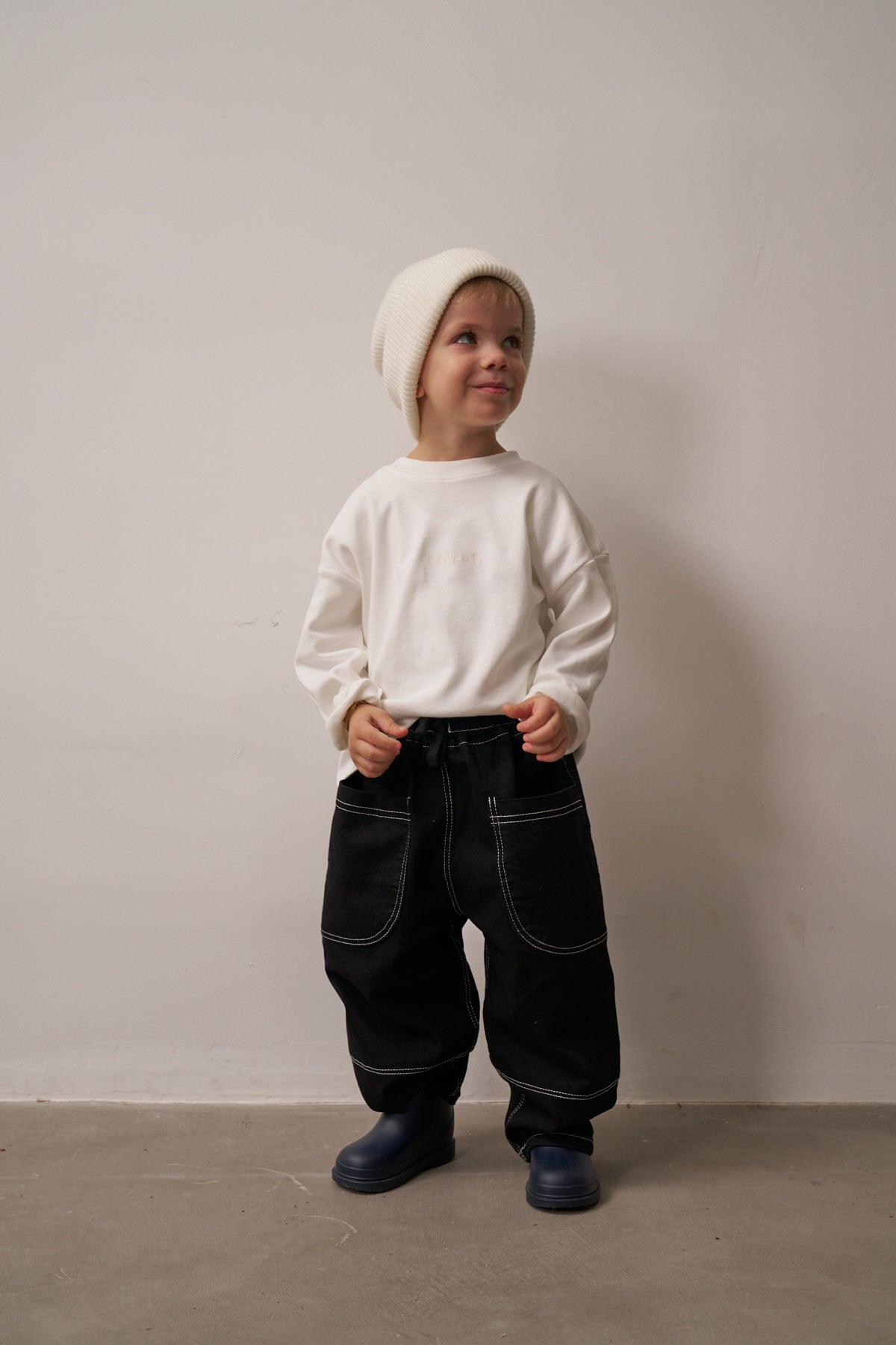 Relaxed fit everyday play pants for children