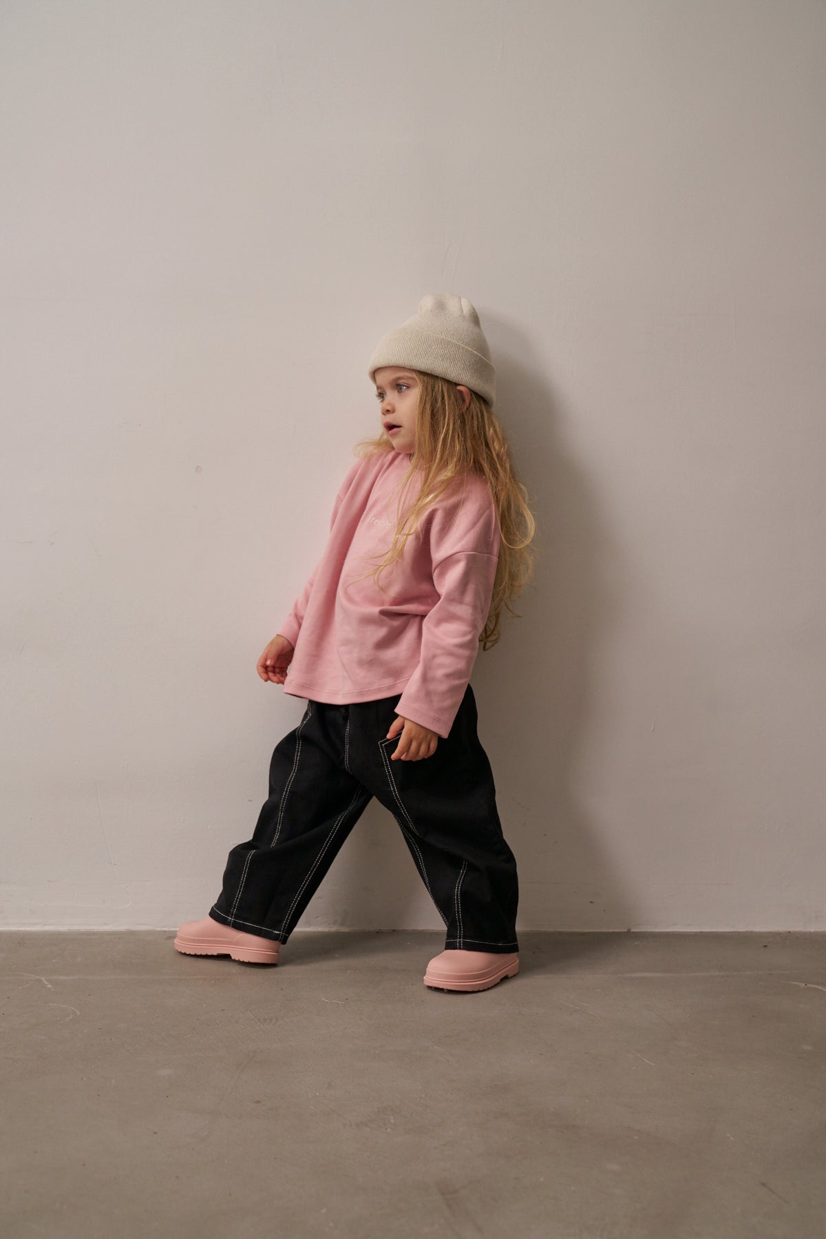 Breathe long sleeve kids top in soft cotton