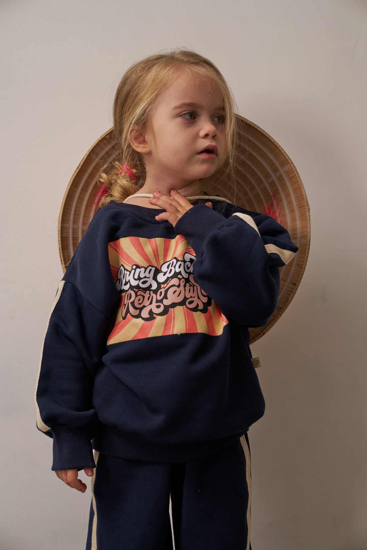 Honey and Hive white infant special occasion dress with lace sleeves