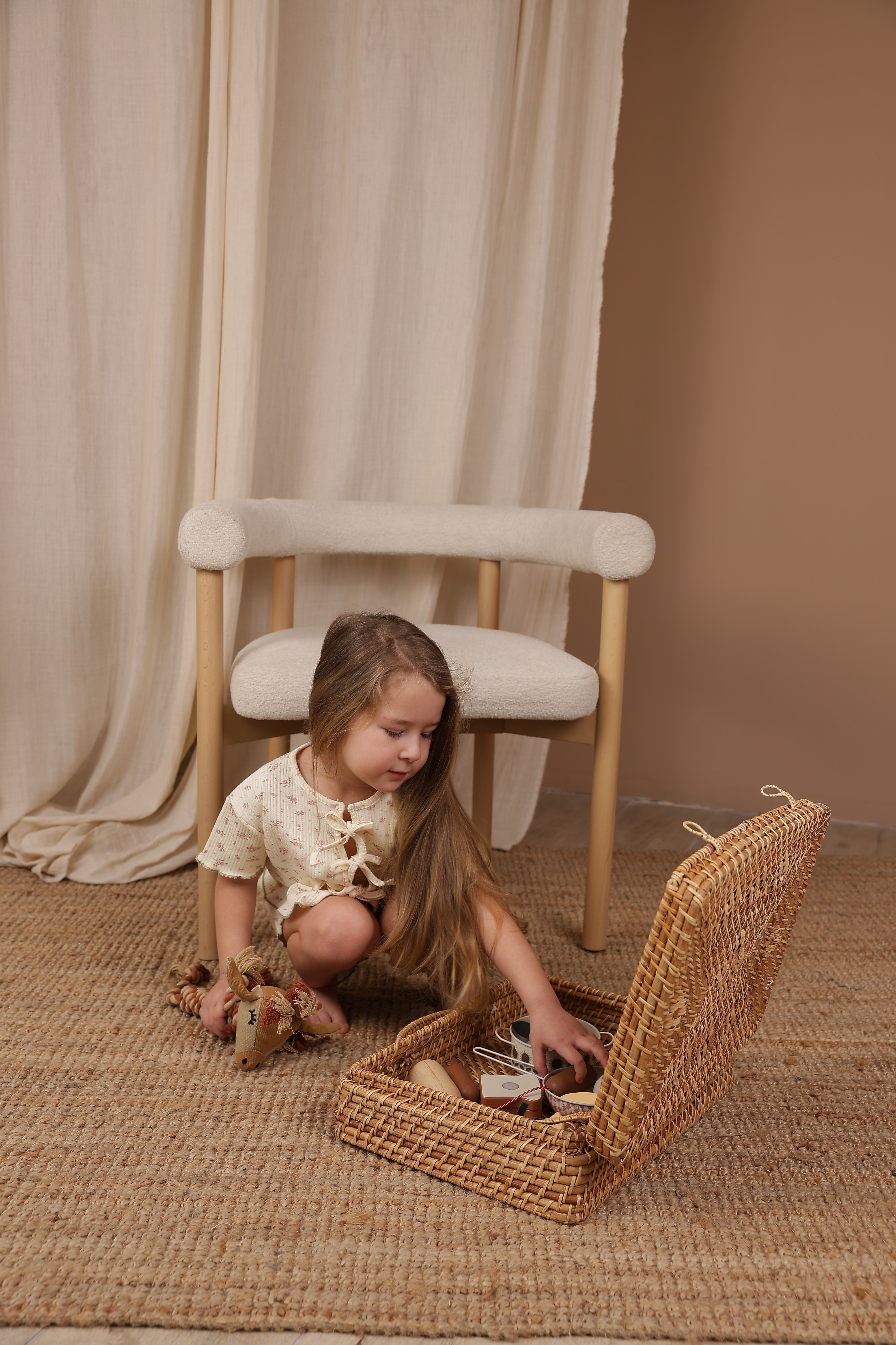 Rosette Garden Tie-Front Set