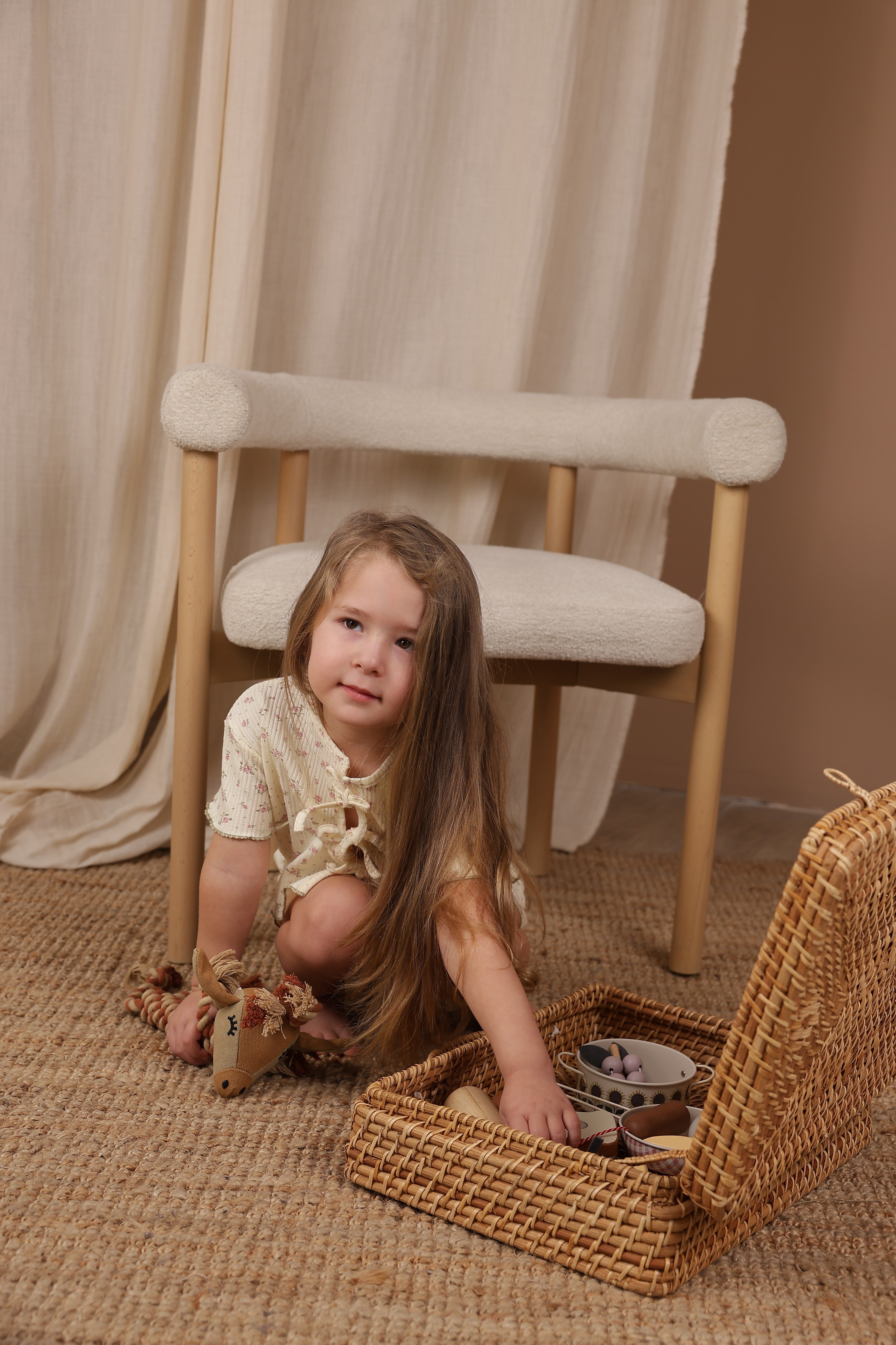 Rosette Garden Tie-Front Set