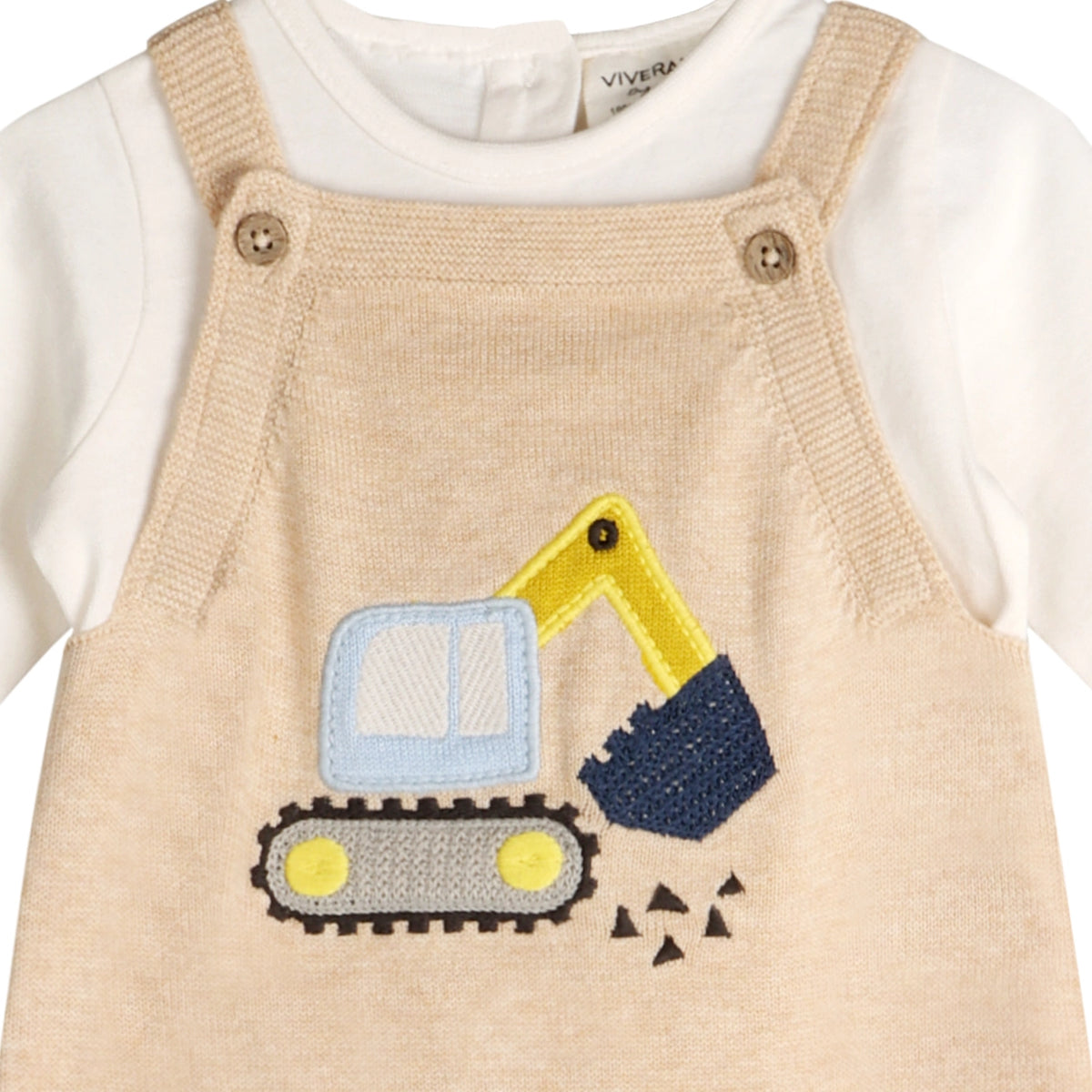 organic cotton baby overall construction set