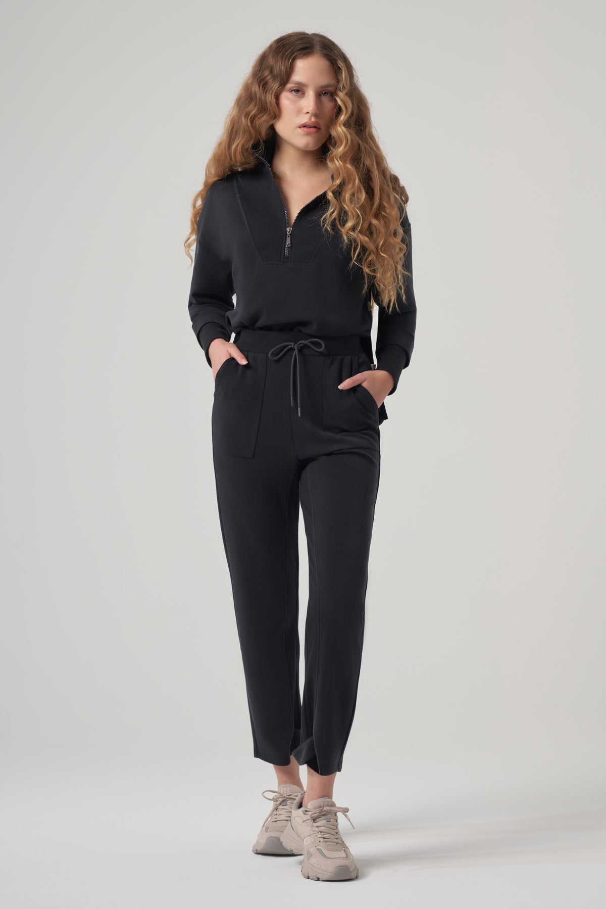 Clar Modal Zip Pullover & Pant Set