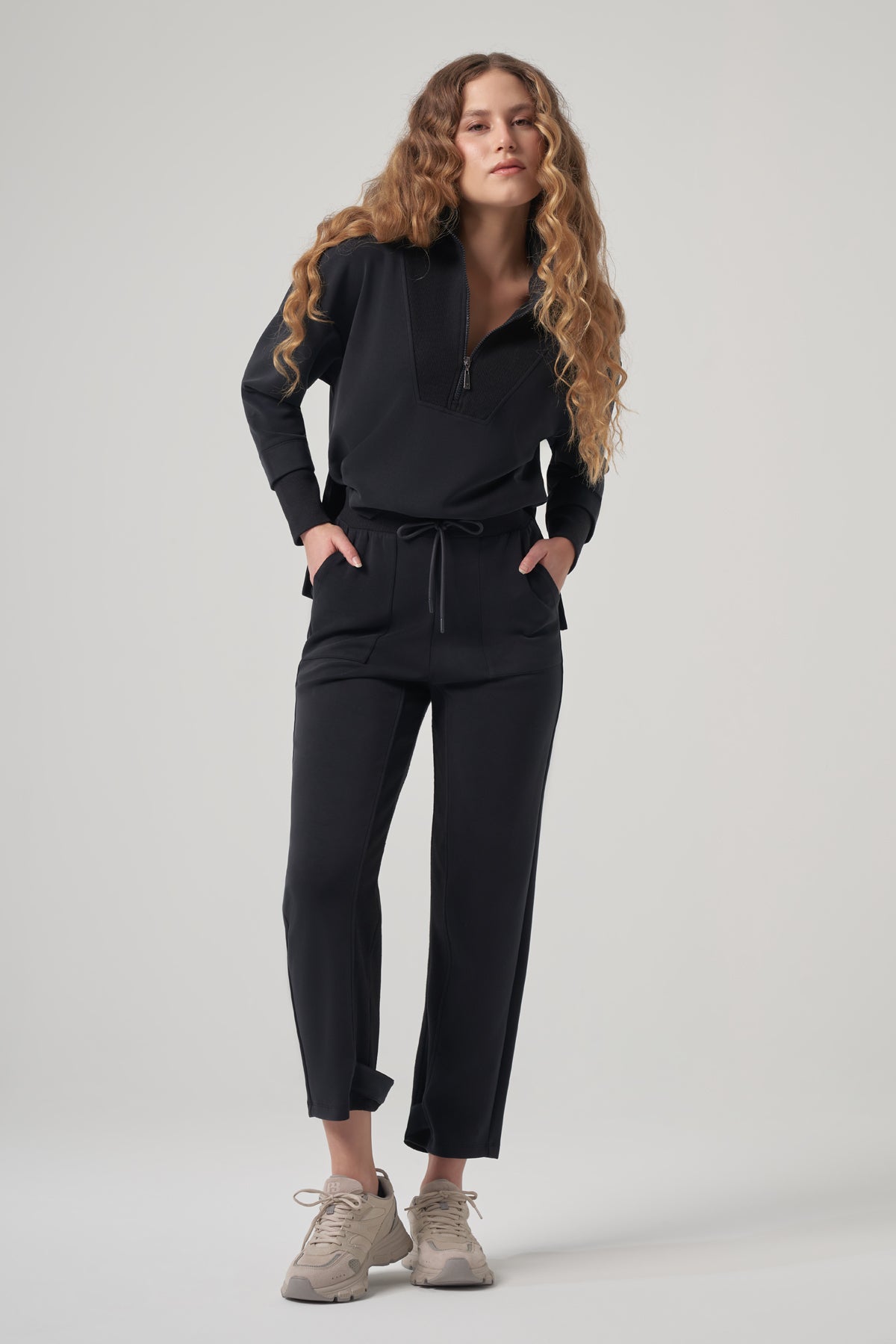 Clar Modal Zip Pullover & Pant Set
