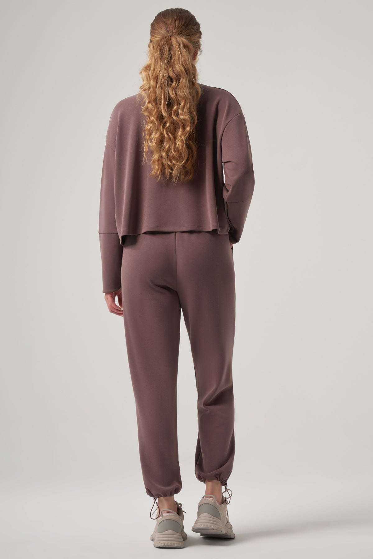 Runo Modal Sweatshirt & Jogger Set
