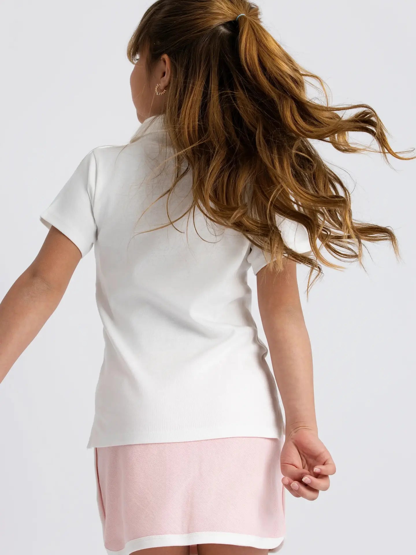 Pink Disney Minnie Mouse skort for girls with comfortable built-in shorts for active play.