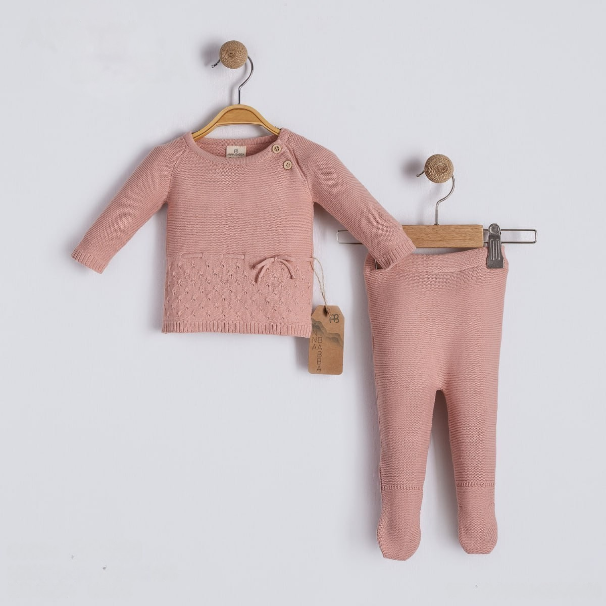 Blush Pink Knit 2-Piece Set