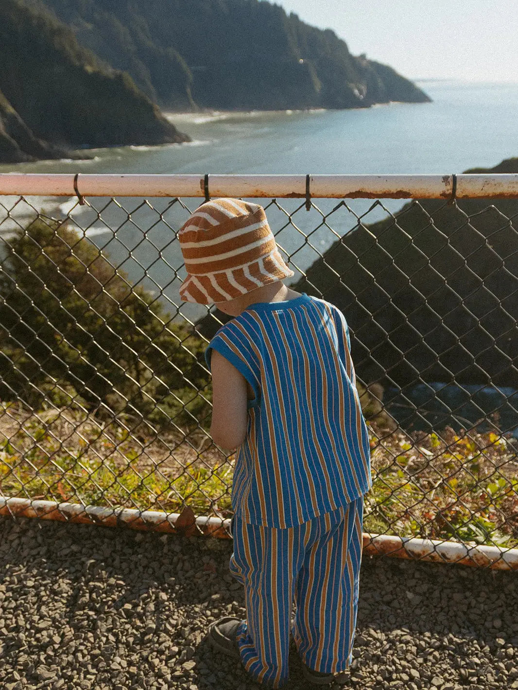 Vallarta Blue Stripe Set