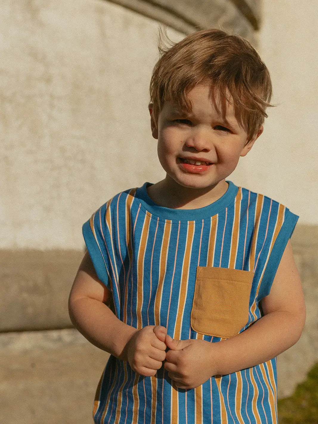 Vallarta Blue Stripe Set