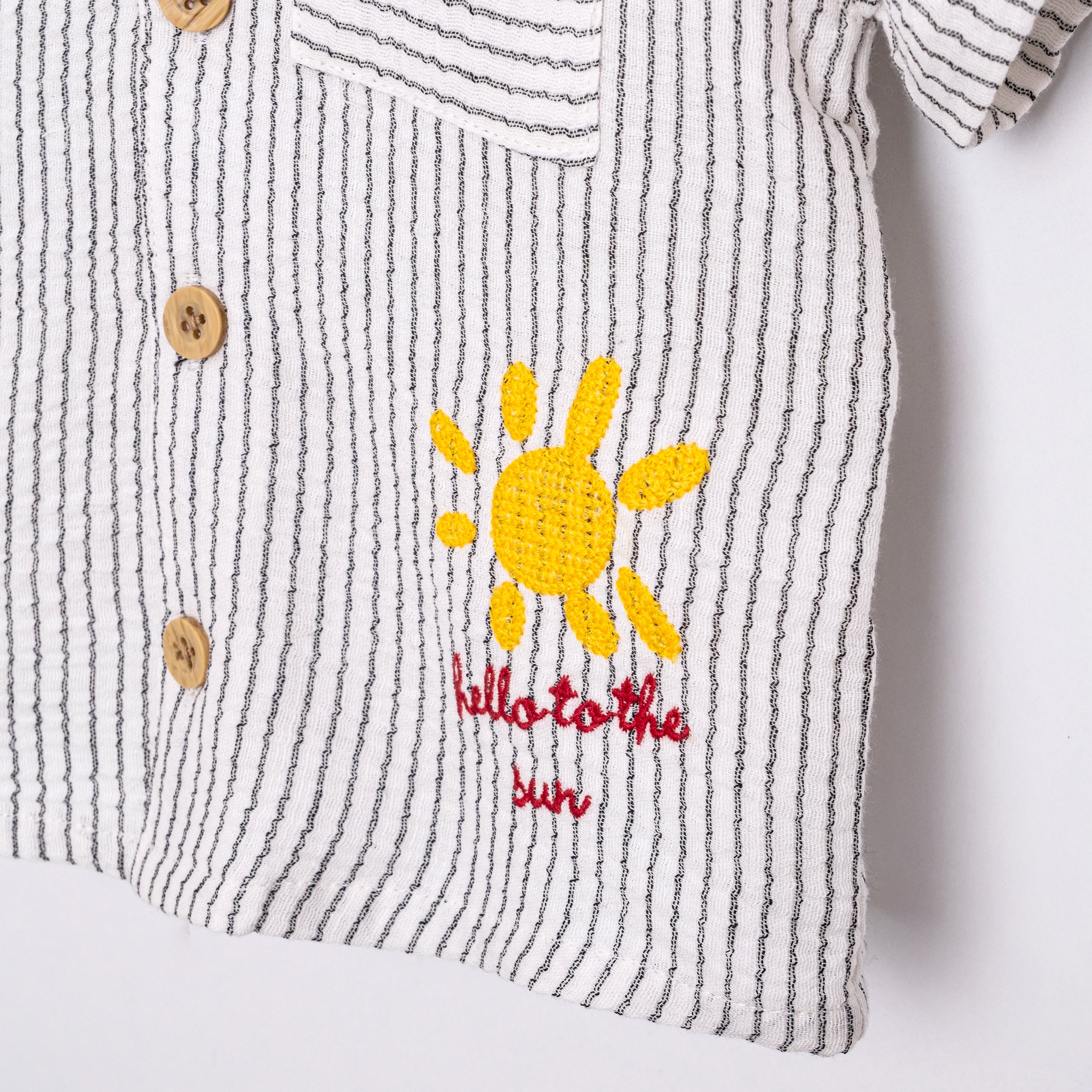 Boutique baby boy two piece striped clothing set