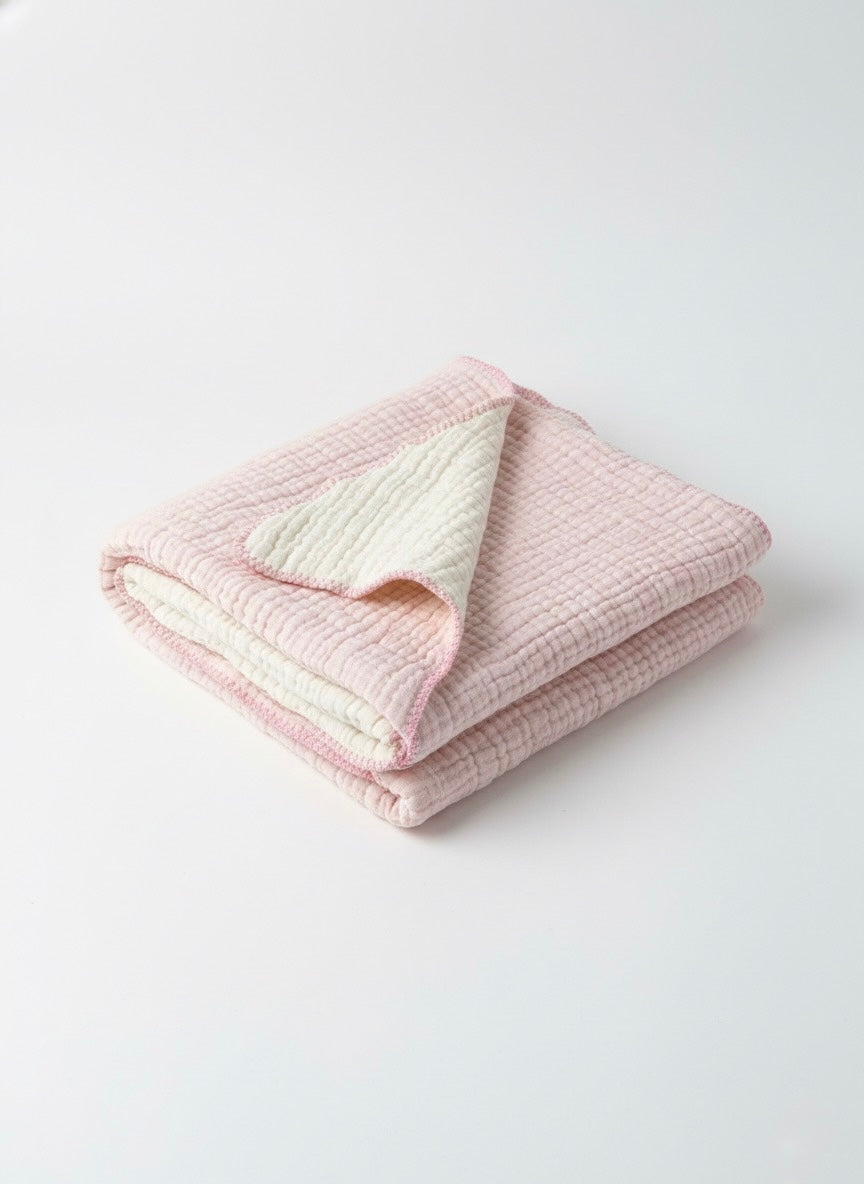 Minimal baby blanket by Honey and Hive