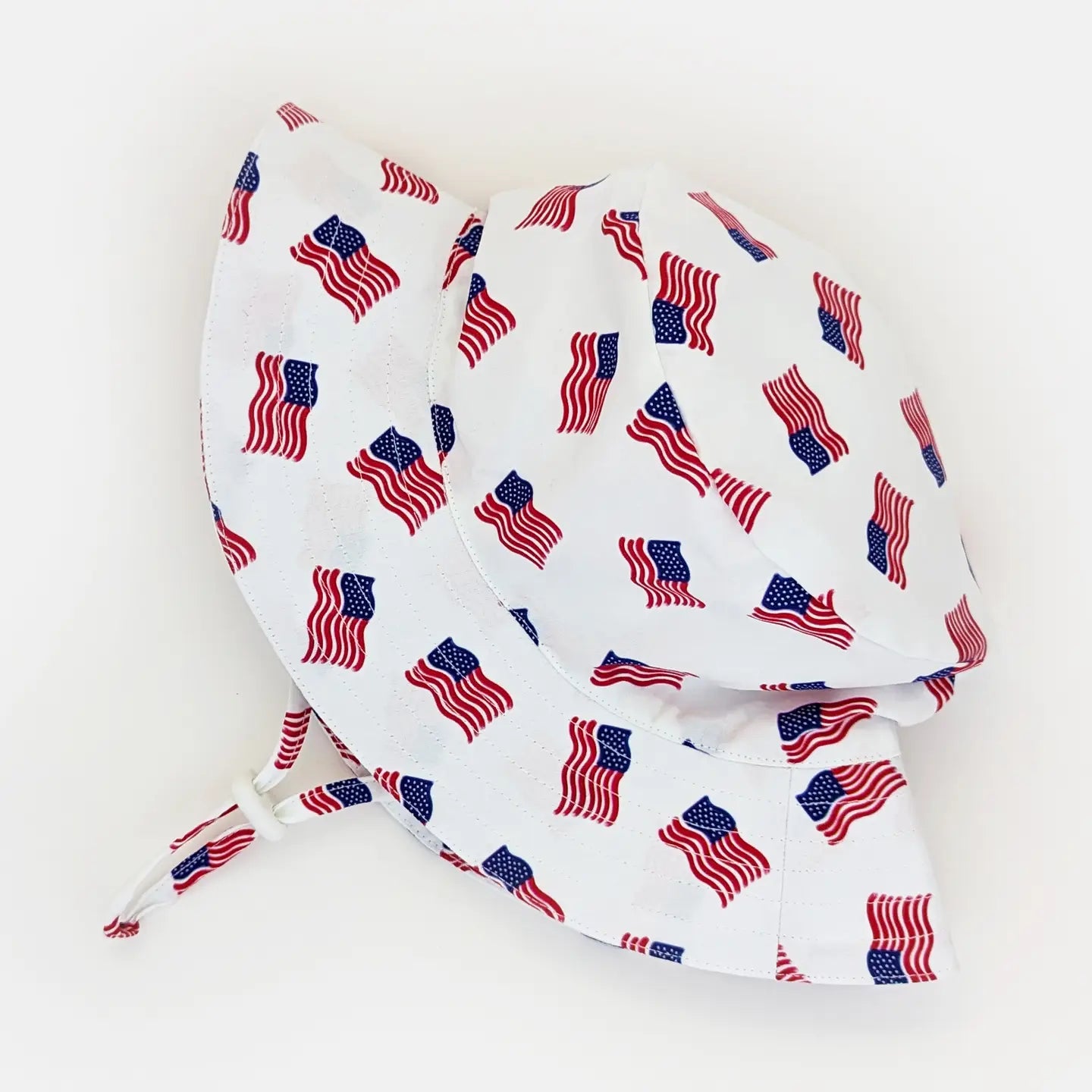 american flag toddler bucket hat