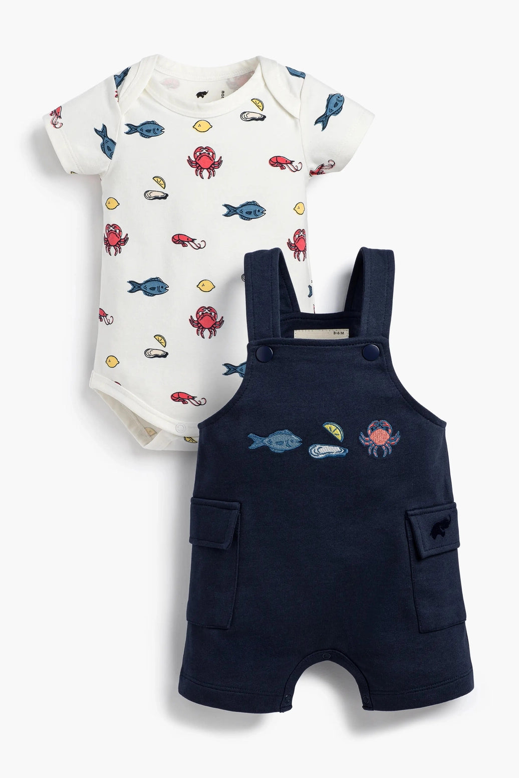 nautical baby romper set
