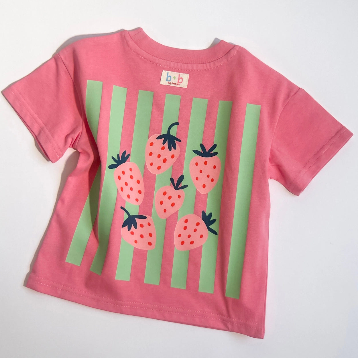 Pink Strawberry Organic Cotton Tee