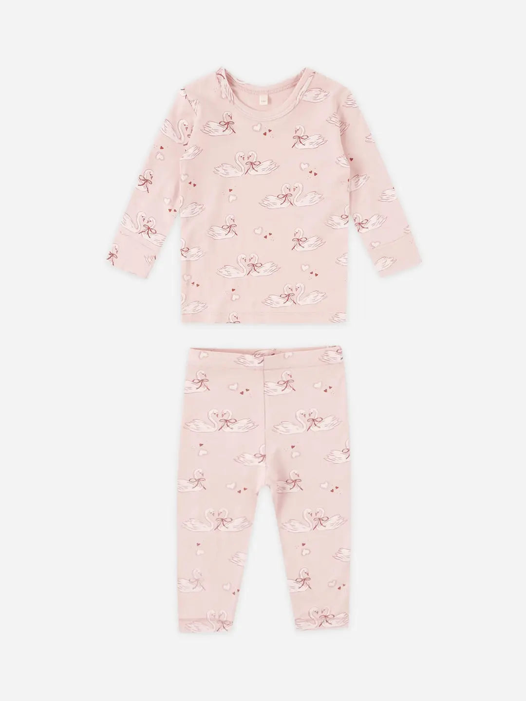 Bamboo Pajama Set Swans