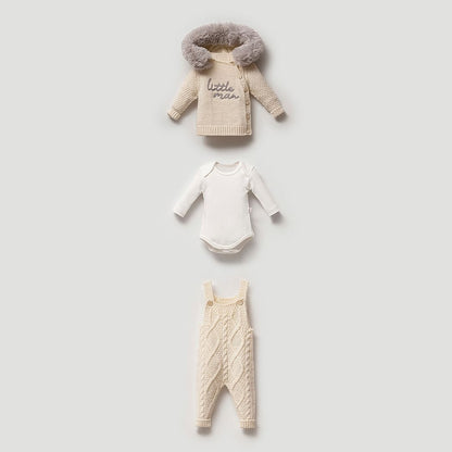 Little Man 3 Piece Knit Set