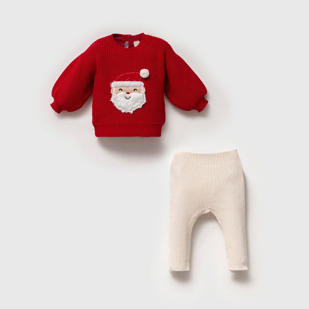 Santa Knit 2 Piece Set