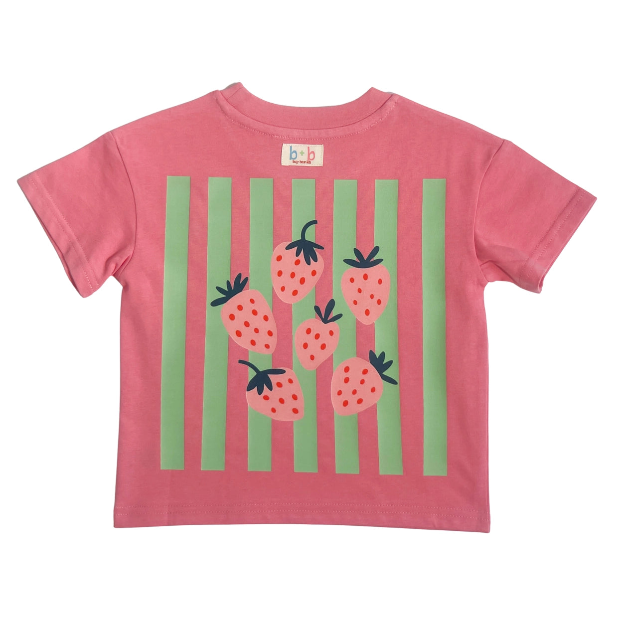 Pink Strawberry Organic Cotton Tee