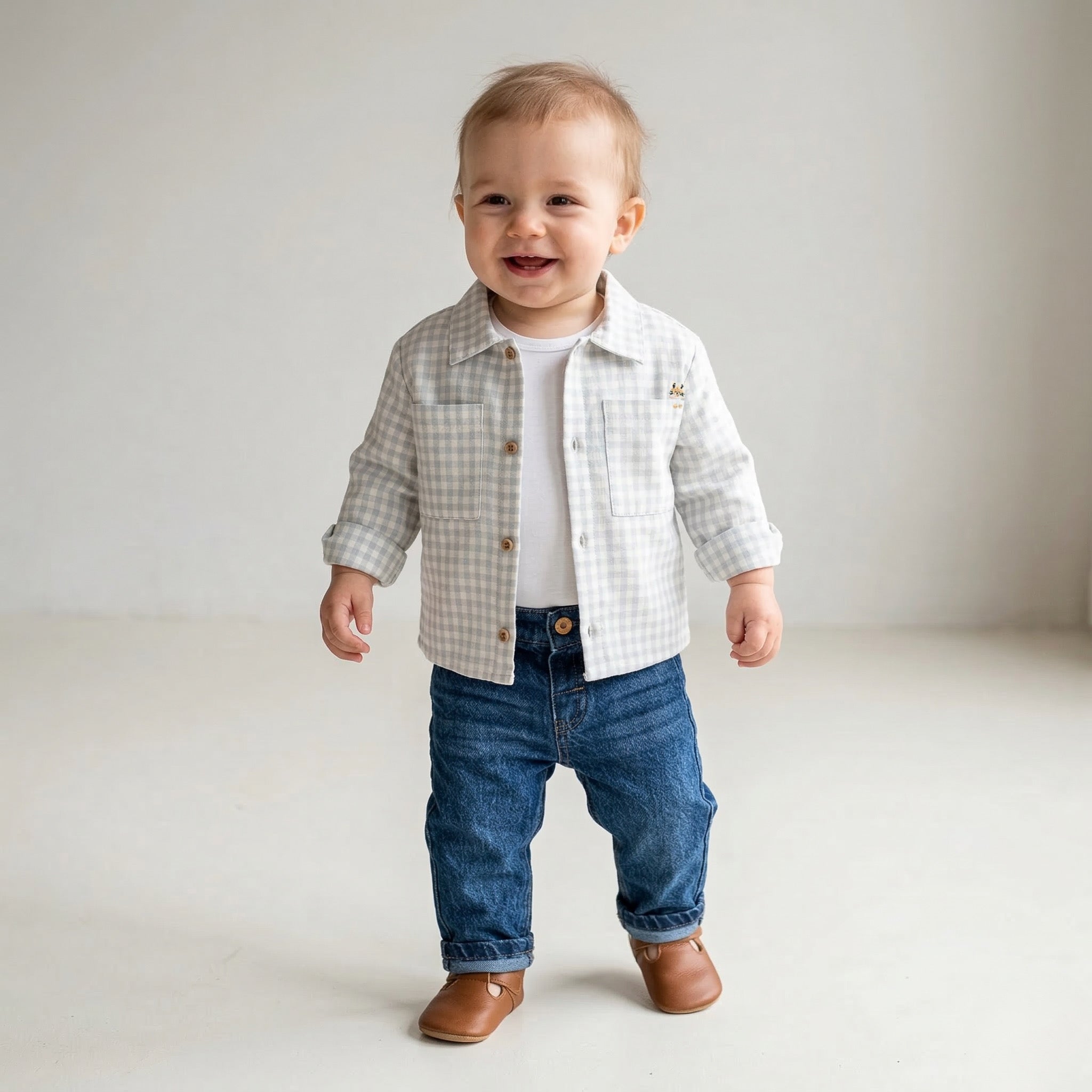 August Denim 2-Piece Set